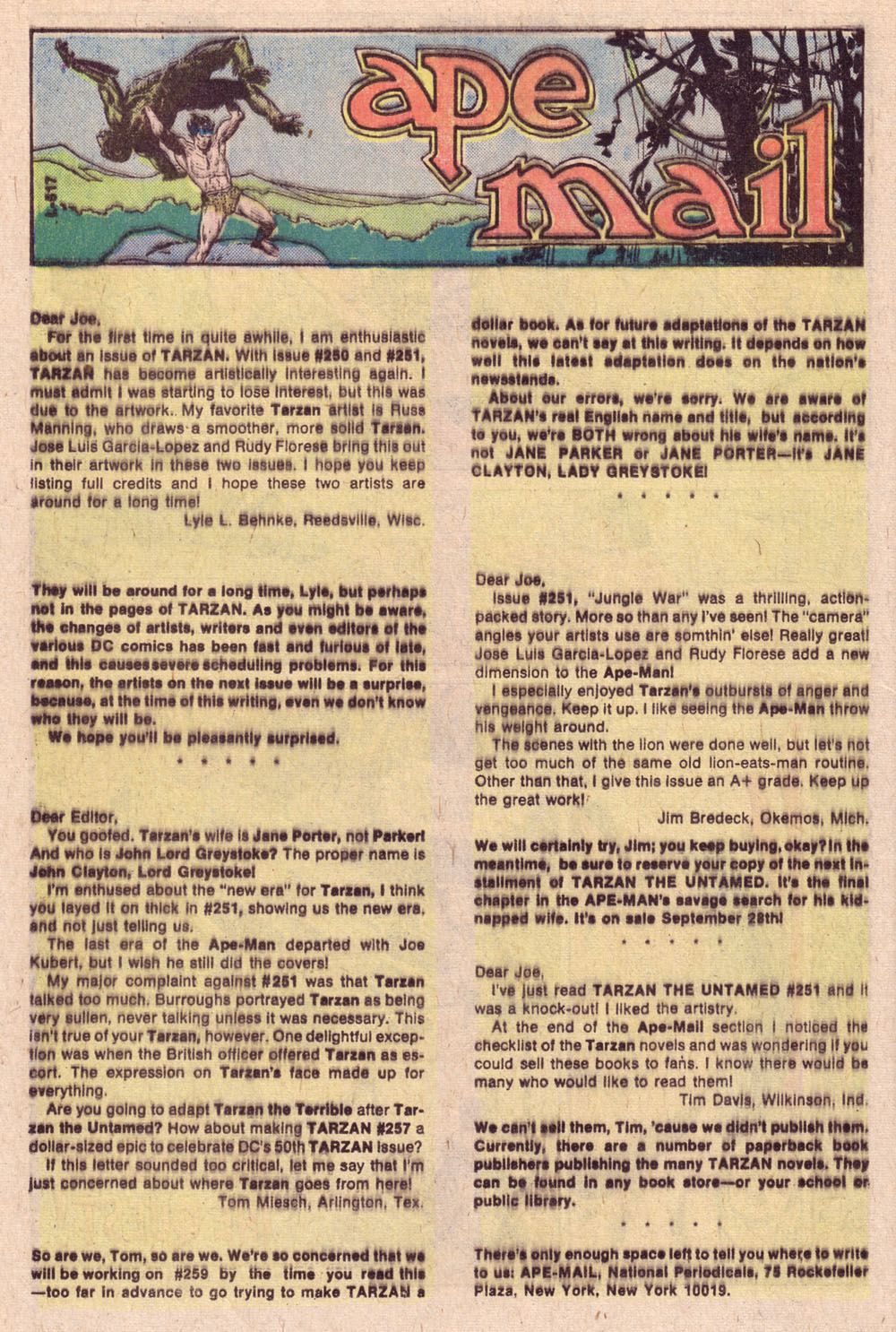 Read online Tarzan (1972) comic -  Issue #255 - 18