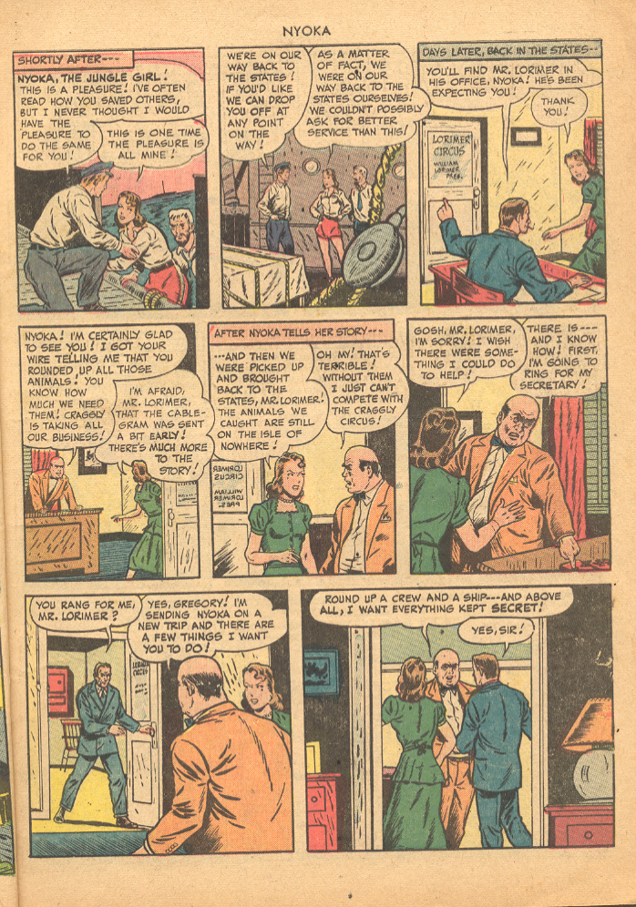 Read online Nyoka the Jungle Girl (1945) comic -  Issue #36 - 7