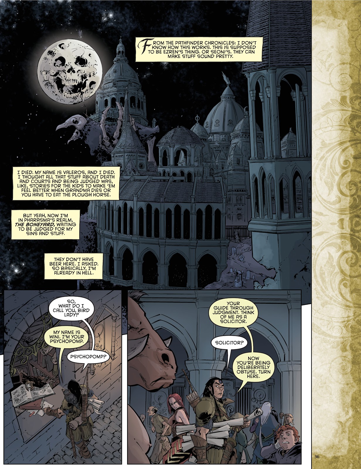 Read online Pathfinder: Spiral Of Bones comic -  Issue # _TPB (Part 1) - 36