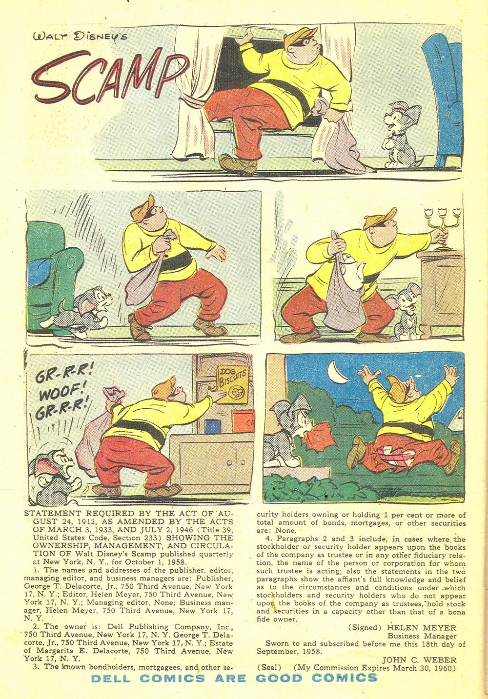 Read online Scamp (1958) comic -  Issue #9 - 34