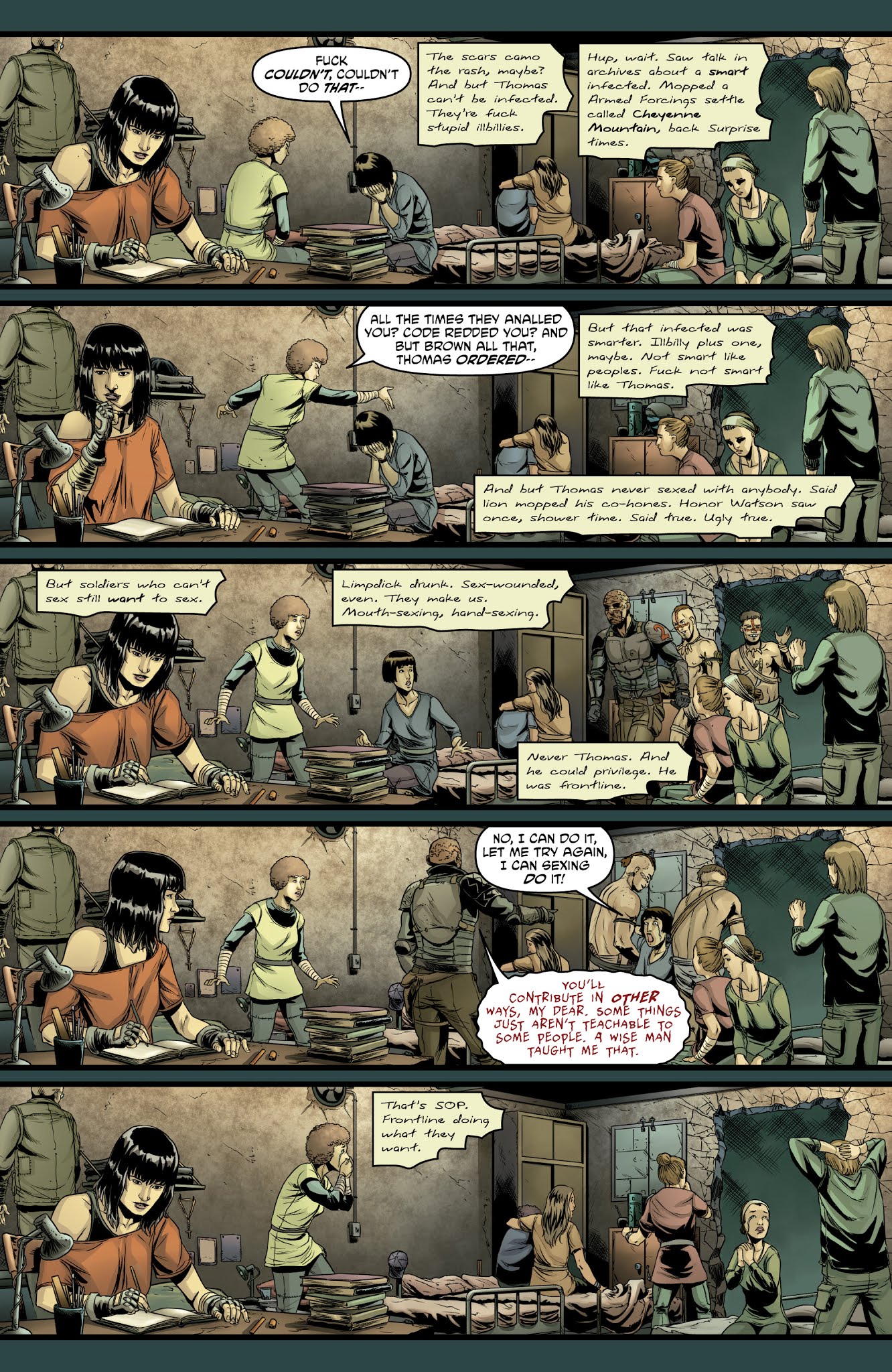 Read online Crossed Plus One Hundred: Mimic comic -  Issue #1 - 15