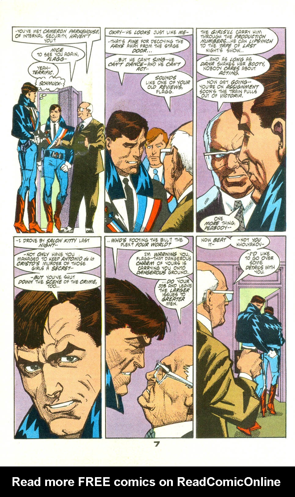 Read online American Flagg! comic -  Issue #25 - 9
