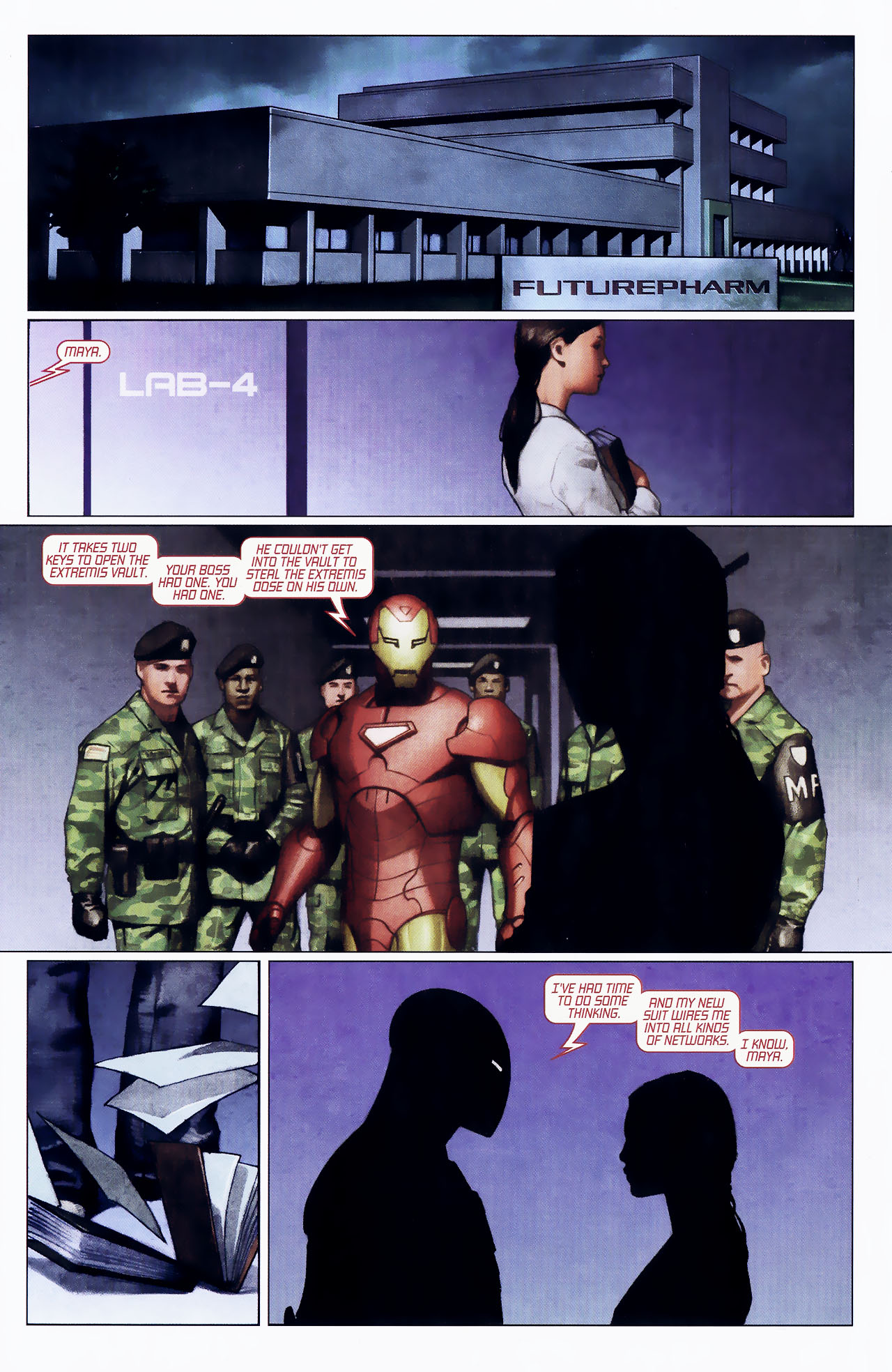 Read online Iron Man: Extremis Director's Cut comic -  Issue #6 - 22