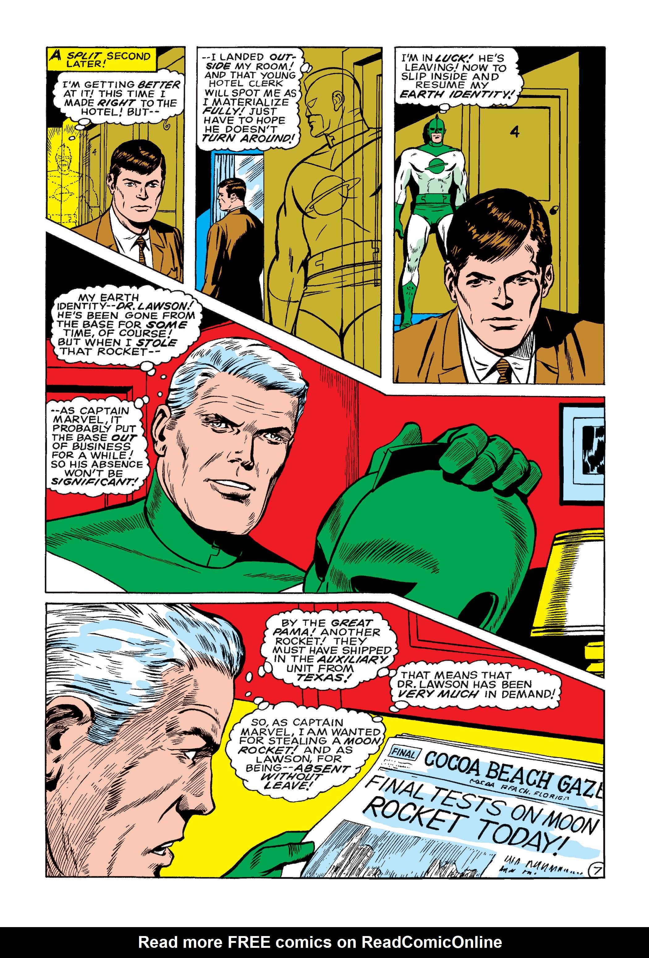 Read online Marvel Masterworks: Captain Marvel comic -  Issue # TPB 2 (Part 1) - 57