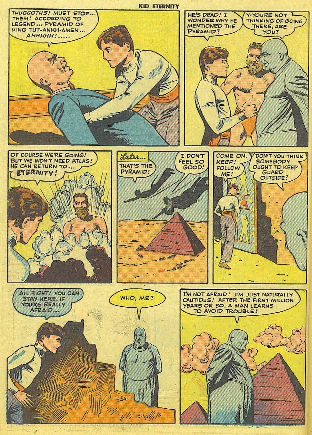 Read online Kid Eternity (1946) comic -  Issue #1 - 8