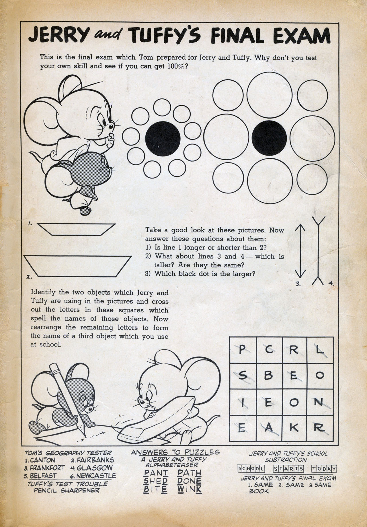 Read online Tom & Jerry's Back to School comic -  Issue # TPB - 99