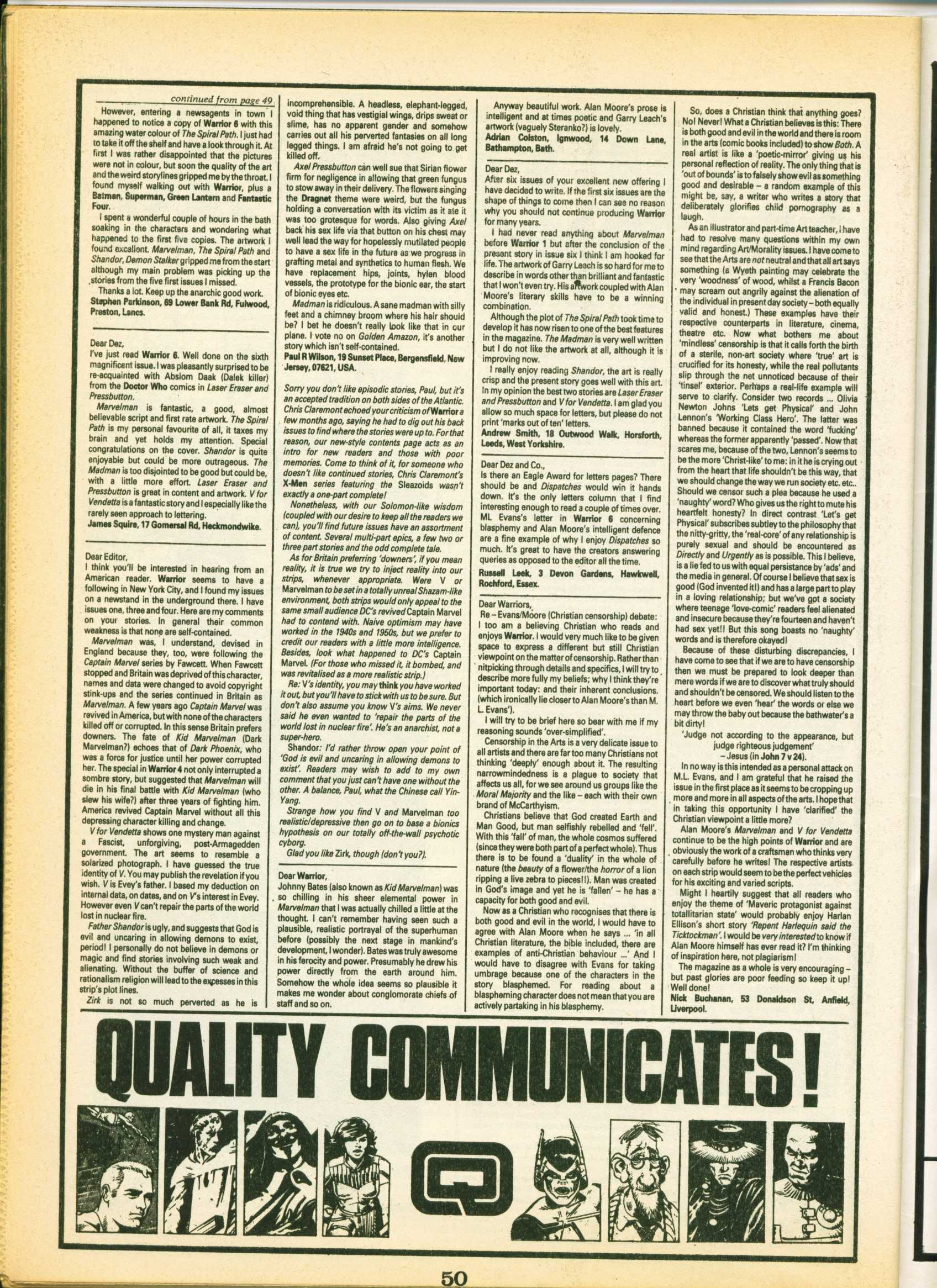 Read online Warrior comic -  Issue #10 - 49