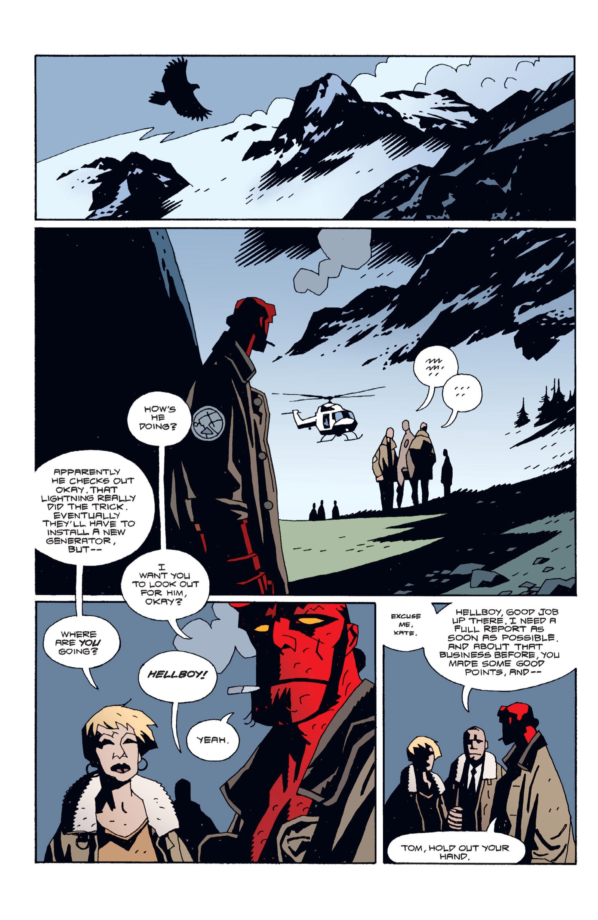 Read online Hellboy comic -  Issue #5 - 129