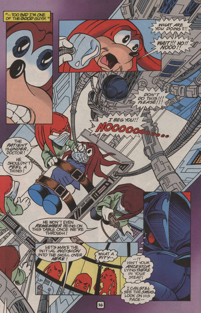 Read online Knuckles the Echidna comic -  Issue #22 - 22