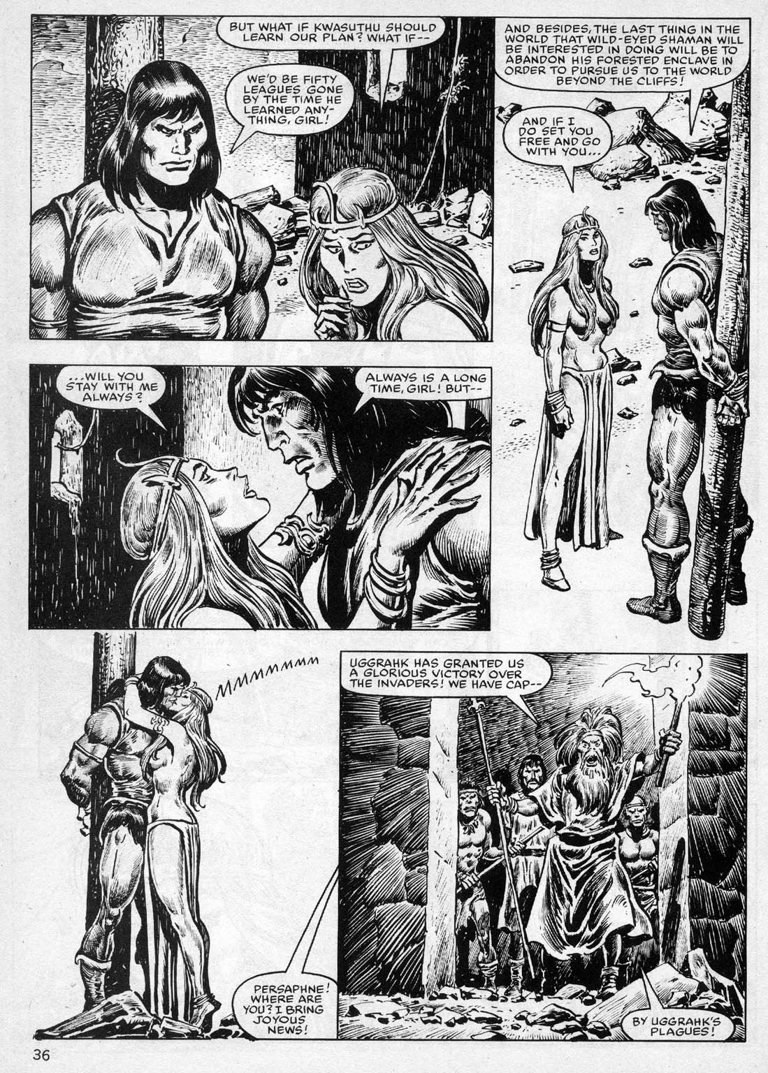 Read online The Savage Sword Of Conan comic -  Issue #100 - 32