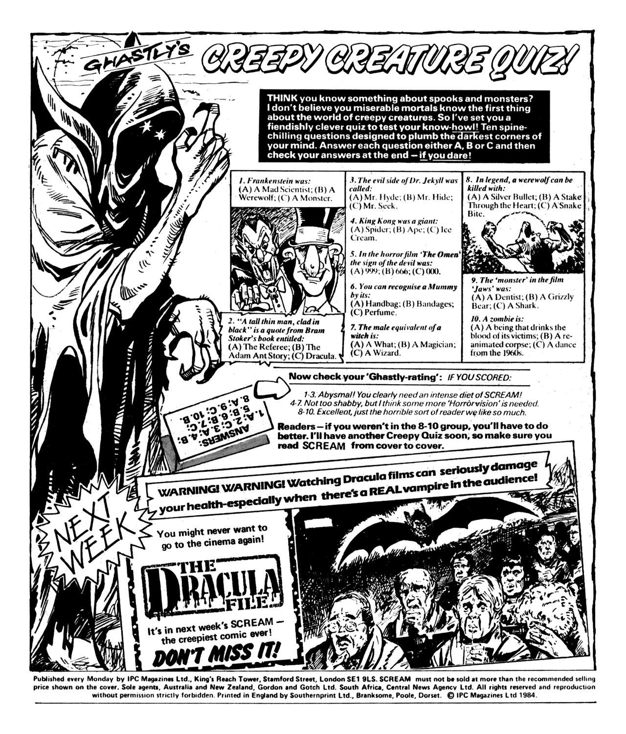 Read online Scream! (1984) comic -  Issue #3 - 31
