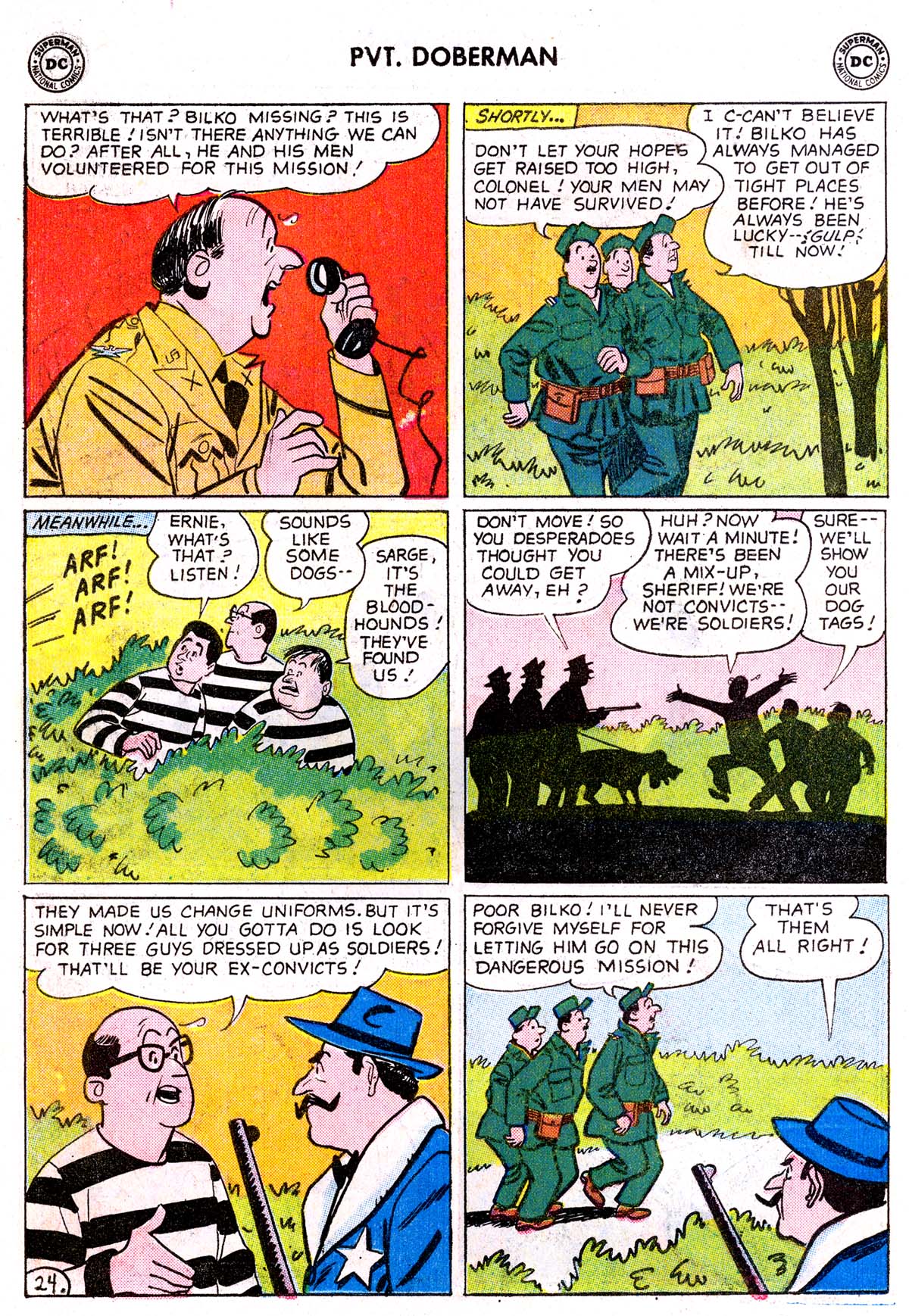 Read online Sgt. Bilko's Pvt. Doberman comic -  Issue #8 - 30