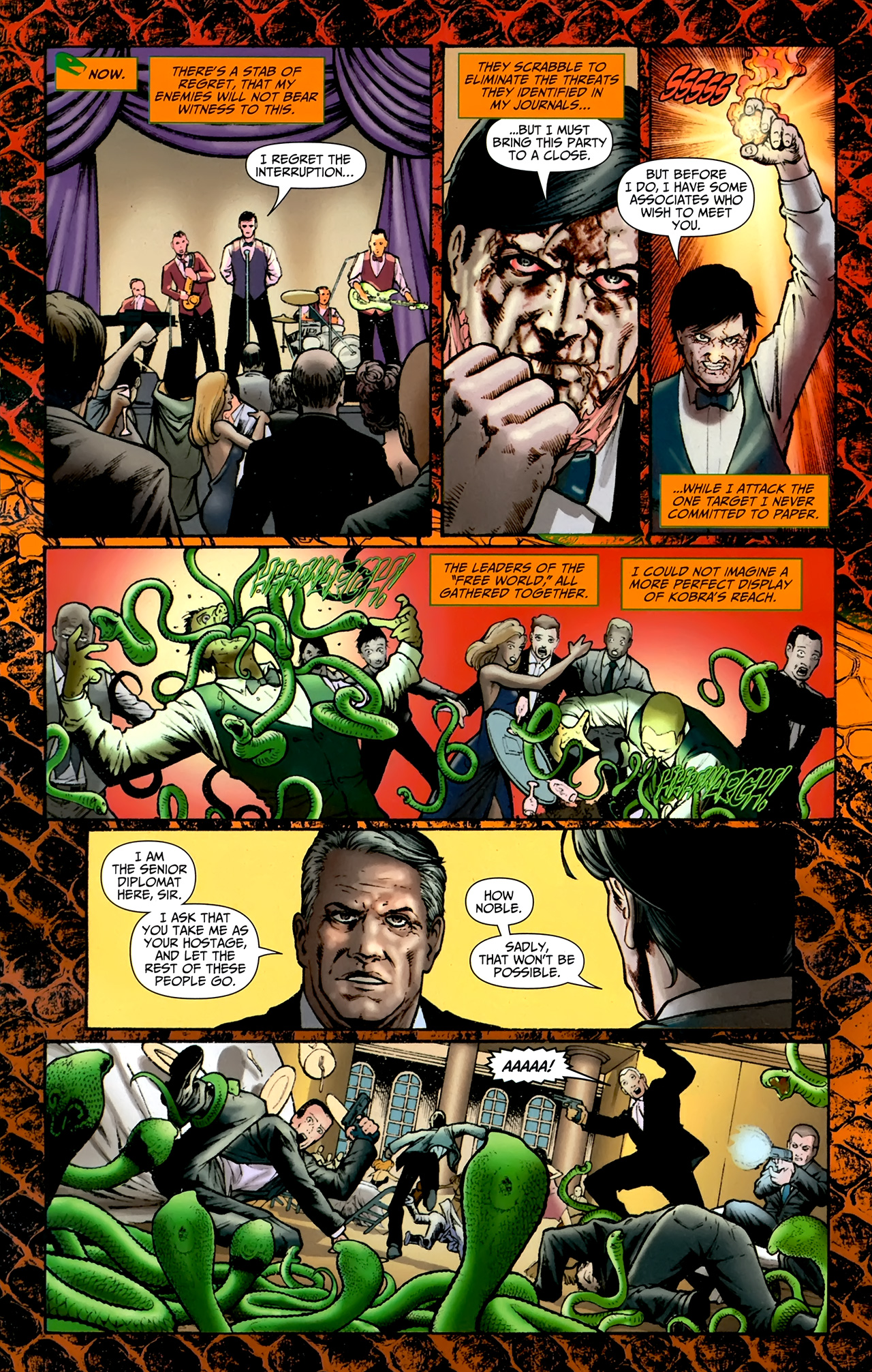 Read online JSA vs. Kobra comic -  Issue #6 - 16