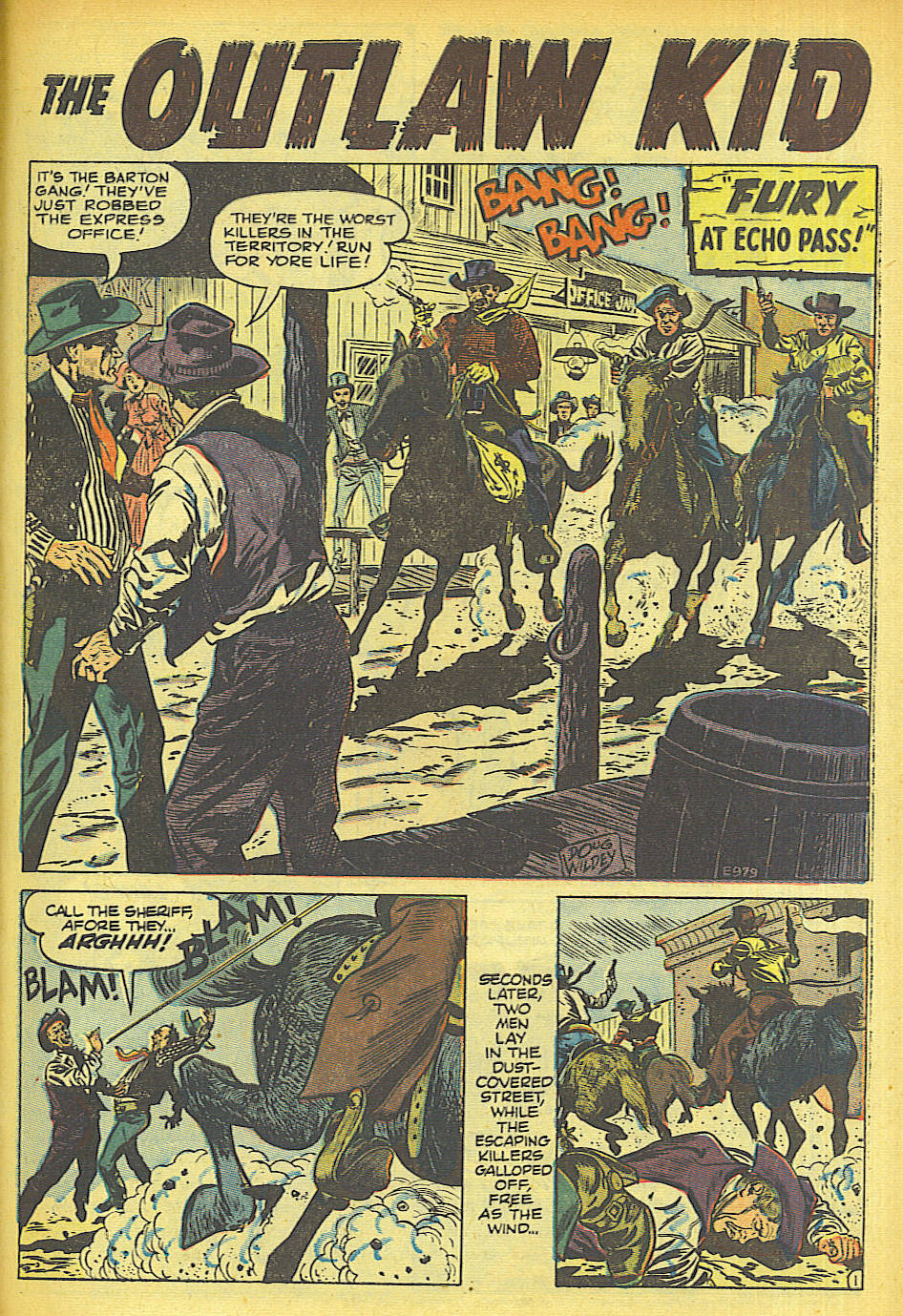 Read online The Outlaw Kid (1954) comic -  Issue #2 - 27