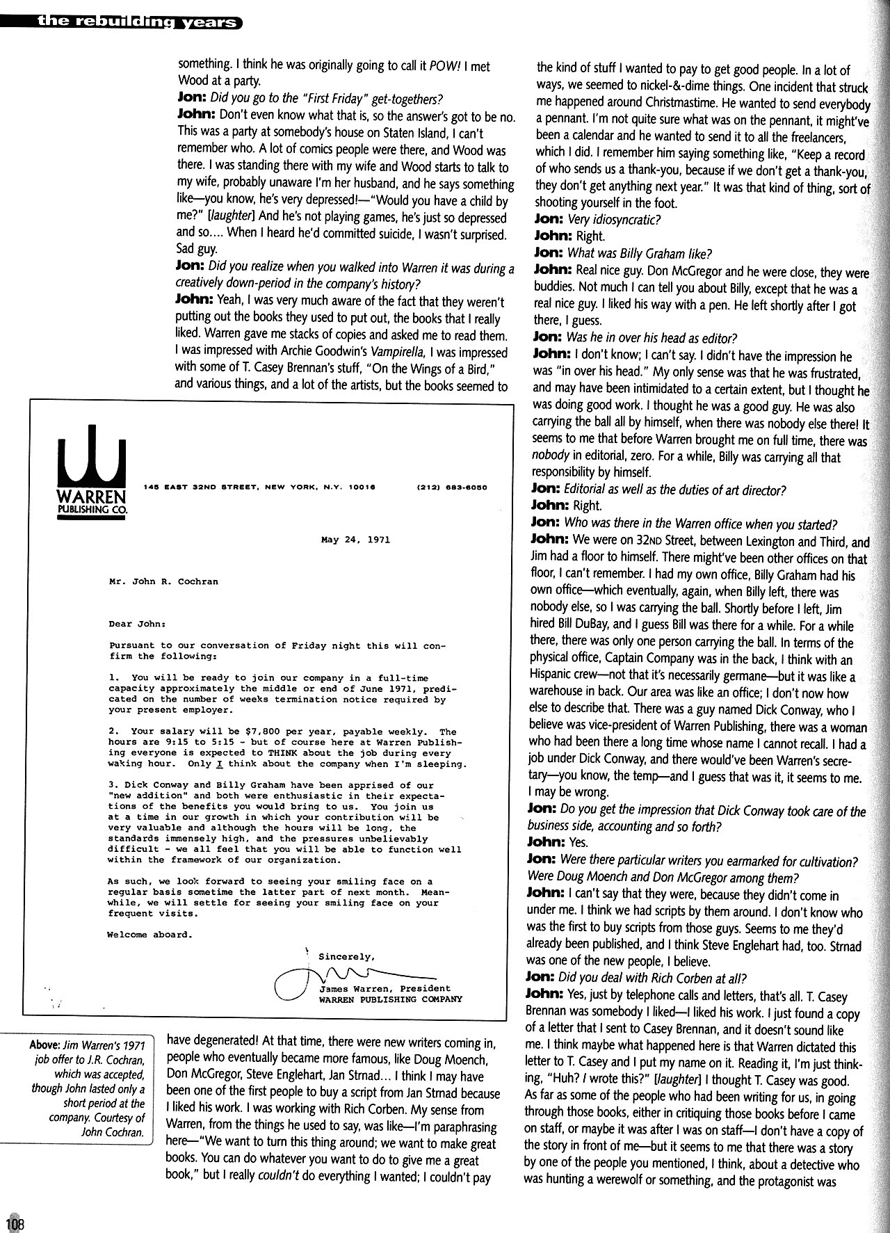 Read online Warren Companion comic -  Issue # TPB (Part 2) - 9