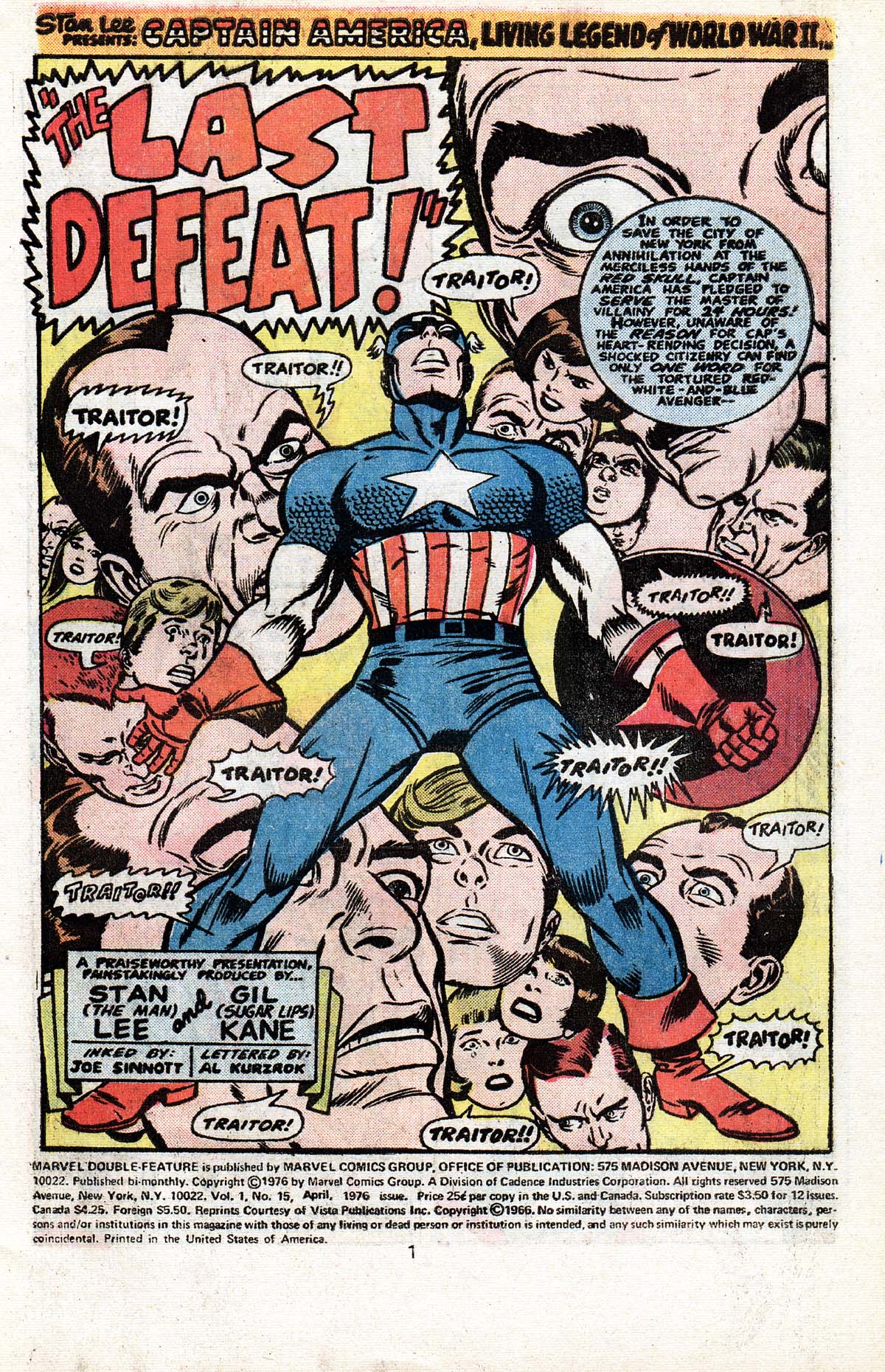 Read online Marvel Double Feature comic -  Issue #15 - 2