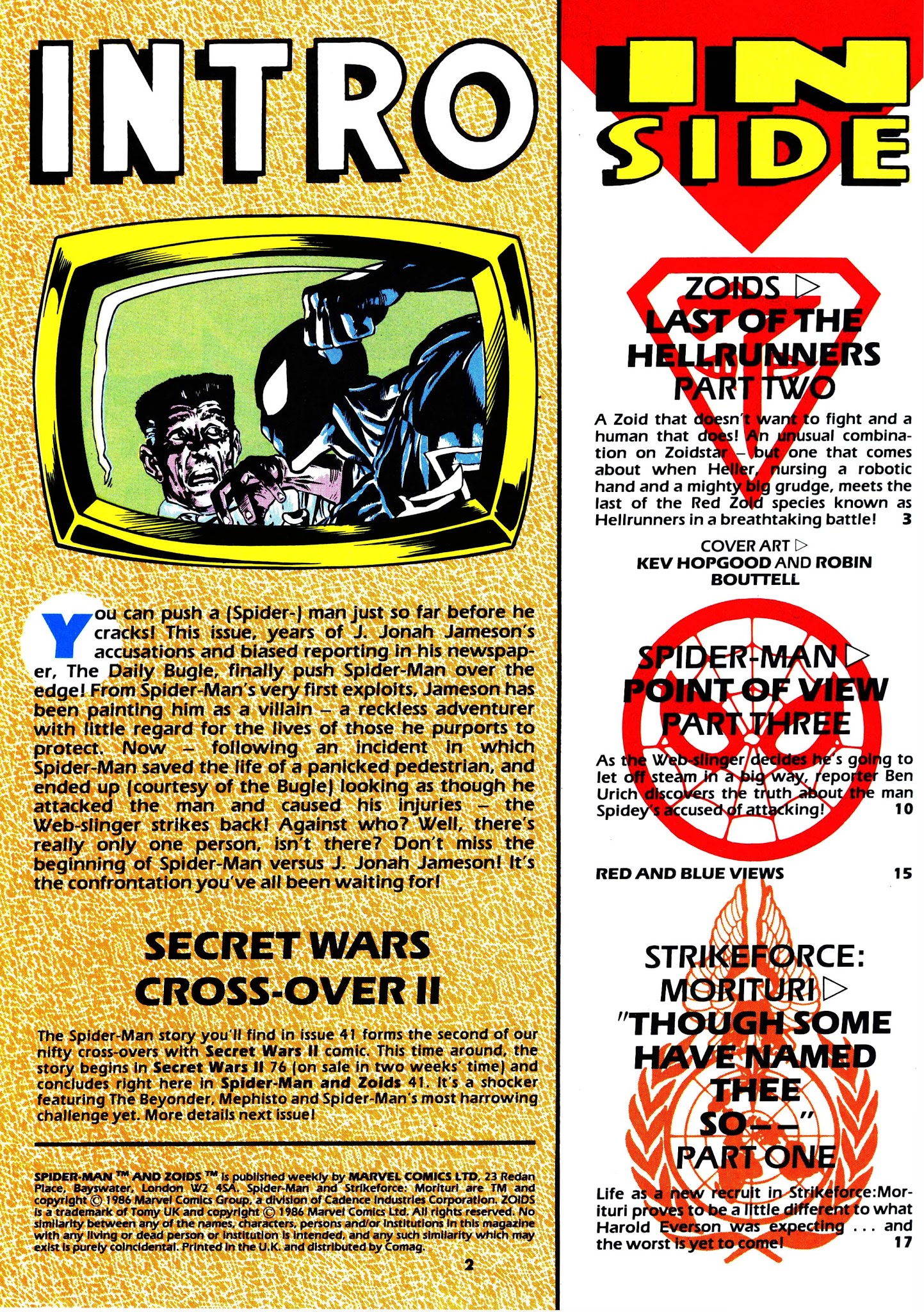 Read online Spider-Man and Zoids comic -  Issue #39 - 2