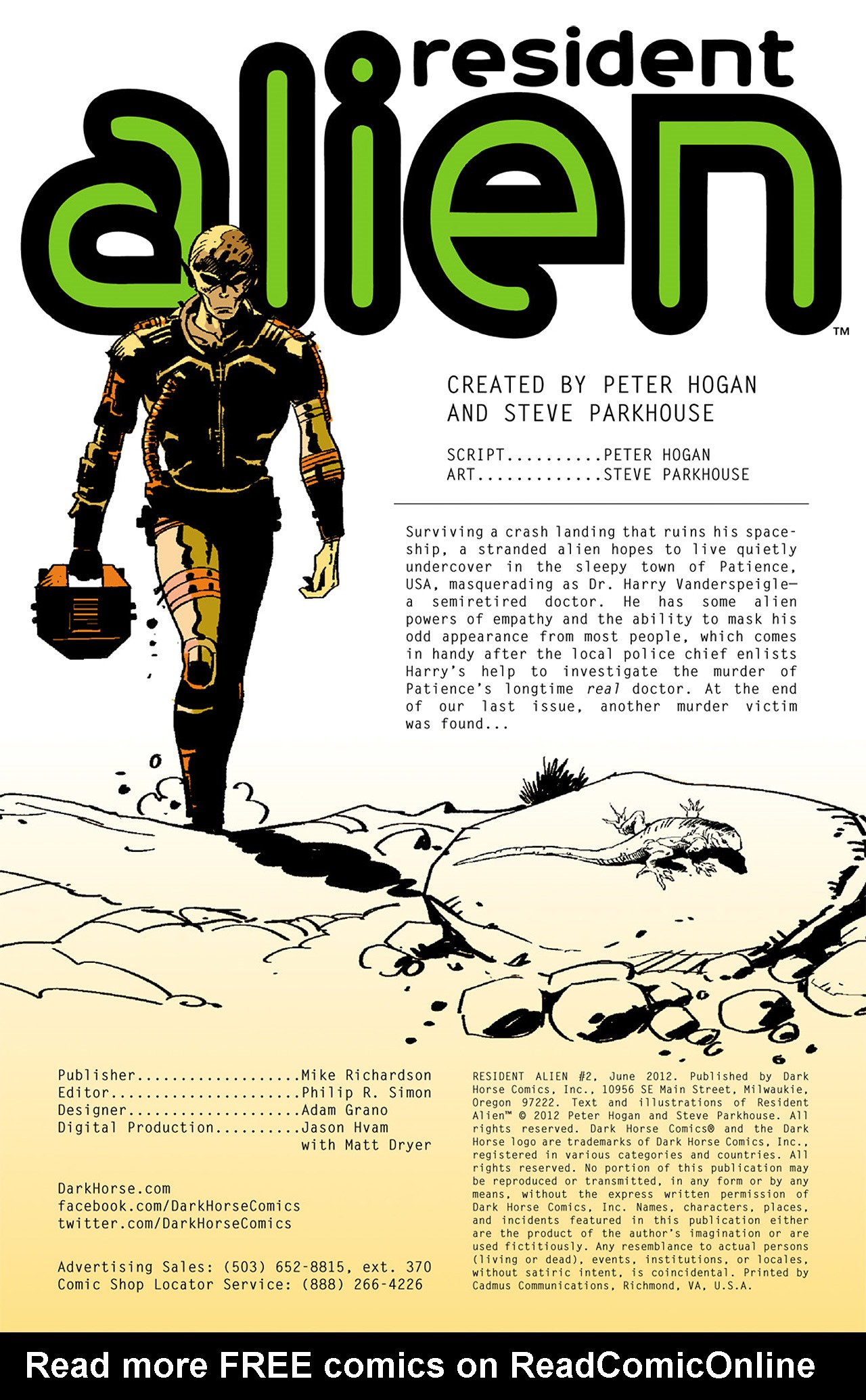 Read online Resident Alien comic -  Issue #2 - 2
