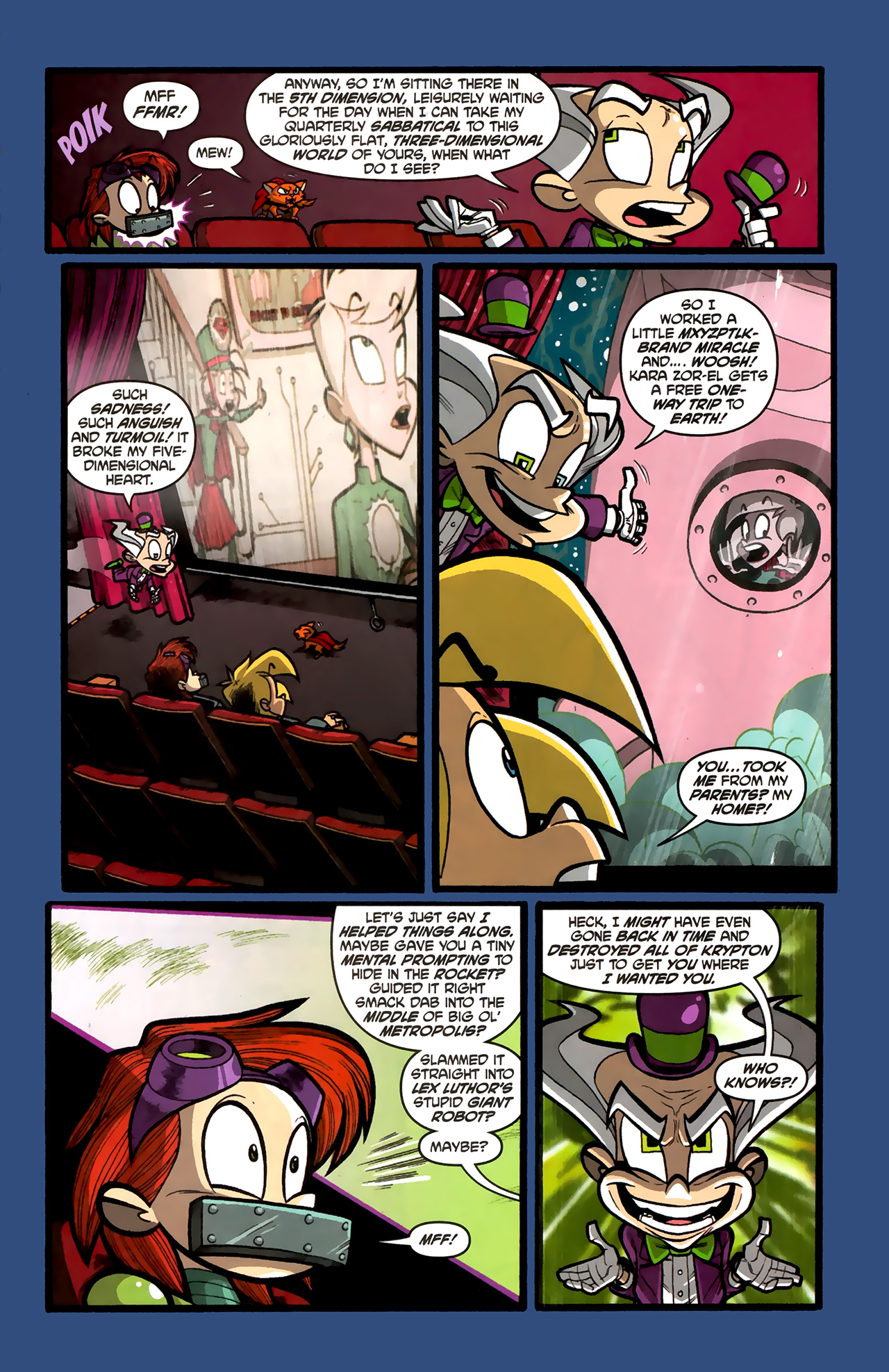 Read online Supergirl: Cosmic Adventures in the 8th Grade comic -  Issue #6 - 8