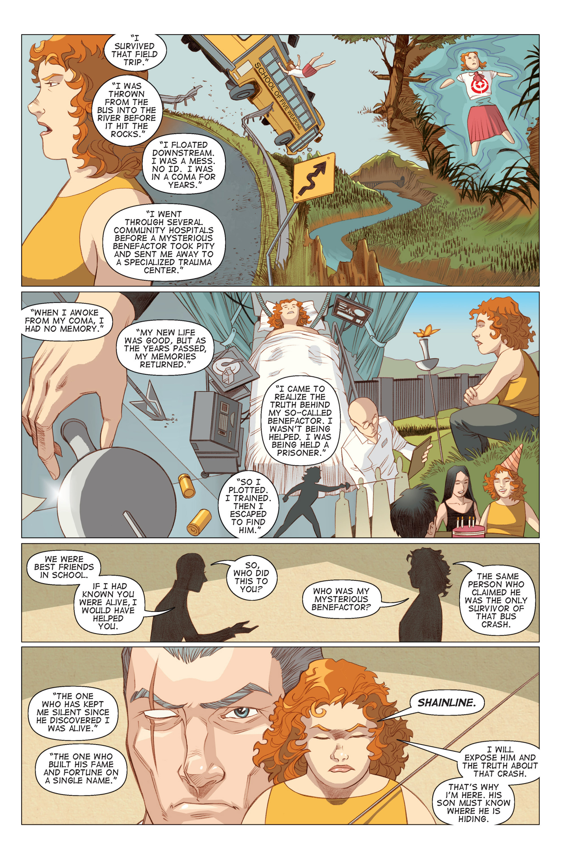 Read online Five Weapons comic -  Issue #5 - 11
