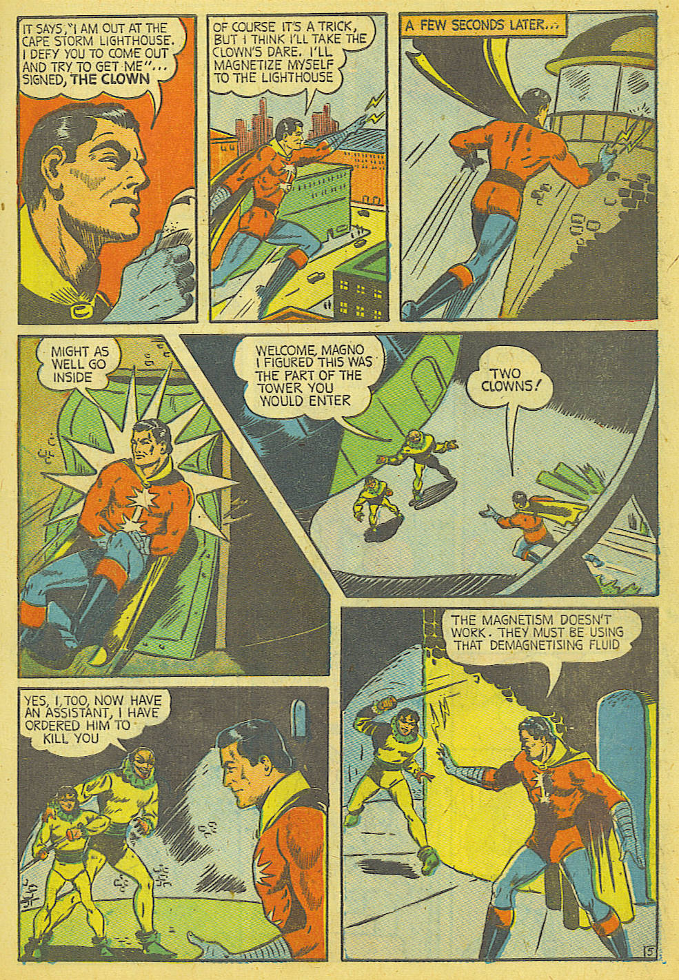 Read online Super-Mystery Comics comic -  Issue #7 - 7