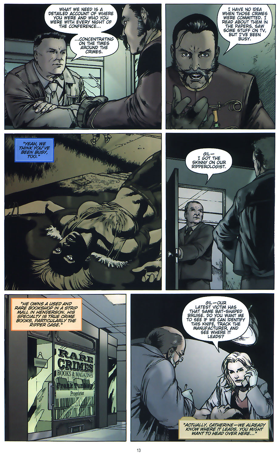 Read online CSI: Crime Scene Investigation comic -  Issue #5 - 15