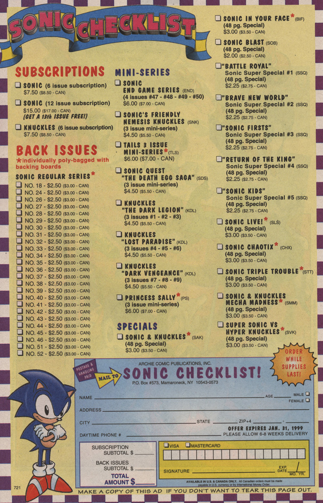 Read online Knuckles the Echidna comic -  Issue #20 - 34