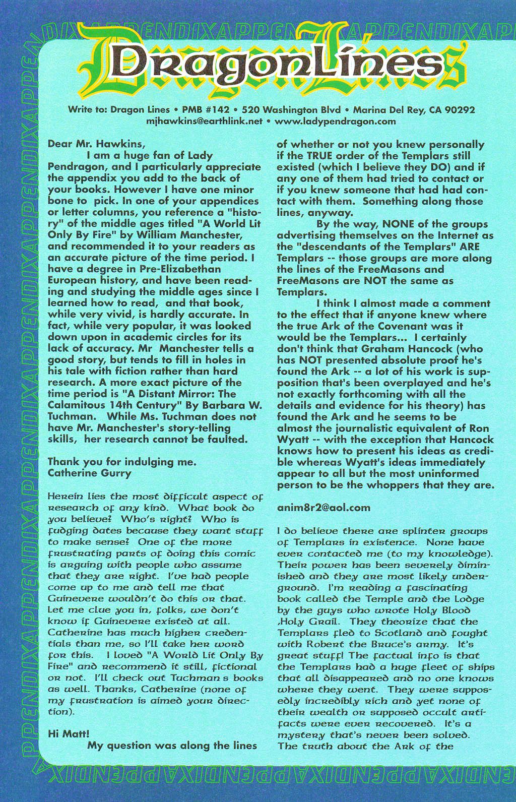 Read online Lady Pendragon comic -  Issue #3 - 27