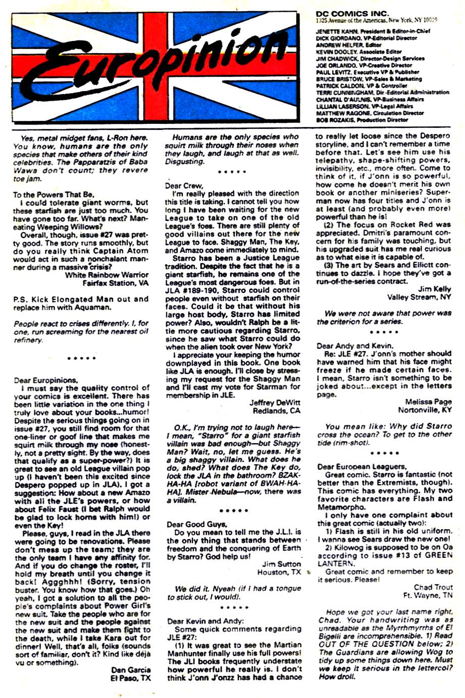 Read online Justice League Europe comic -  Issue #32 - 24