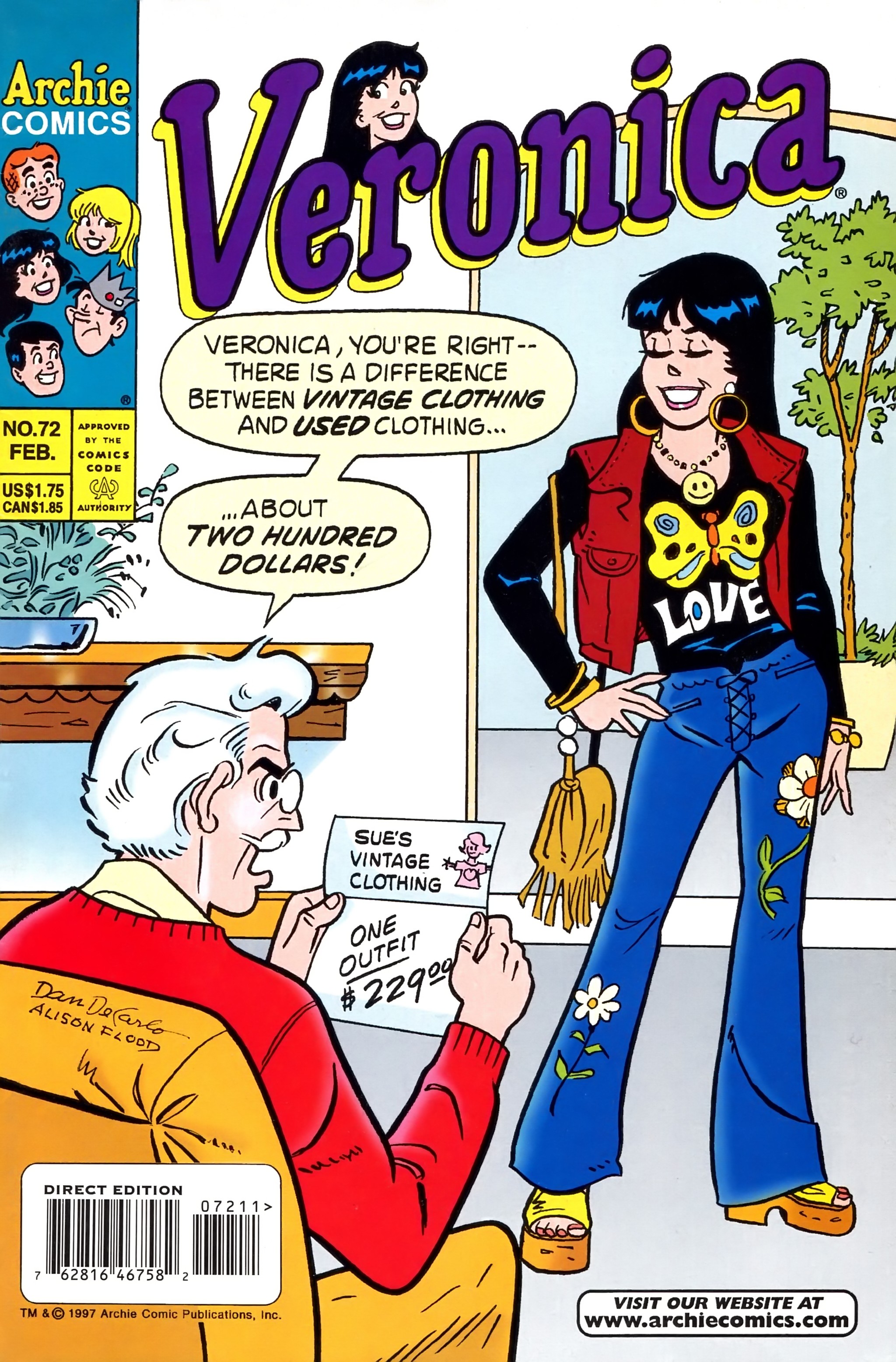 Read online Veronica comic -  Issue #72 - 1