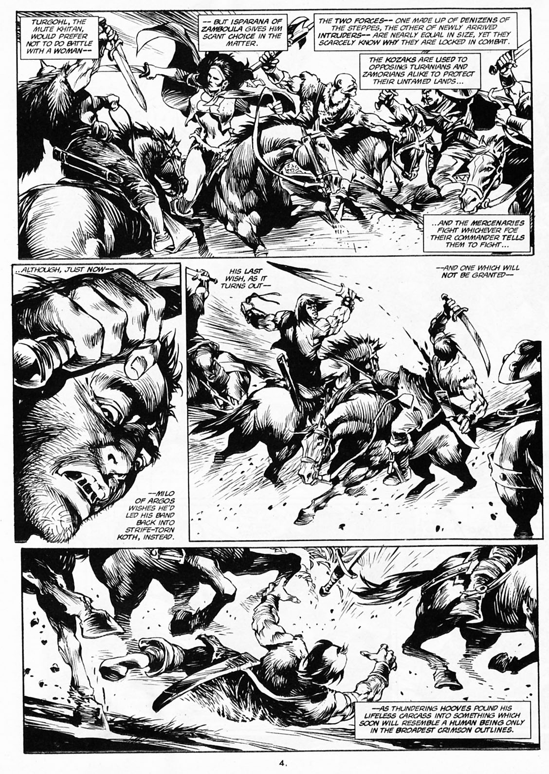 Read online The Savage Sword Of Conan comic -  Issue #218 - 4