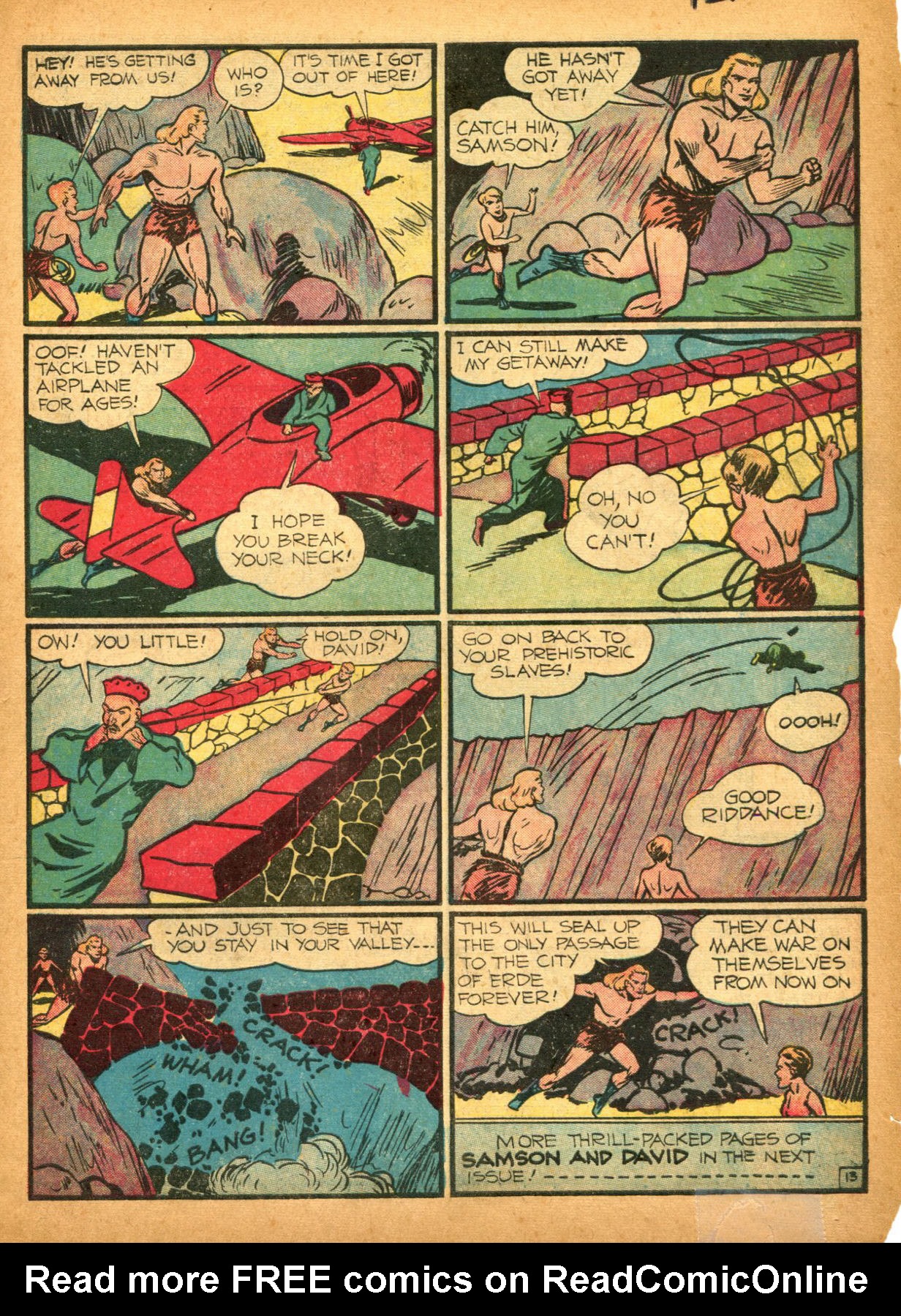 Read online Samson (1940) comic -  Issue #2 - 15