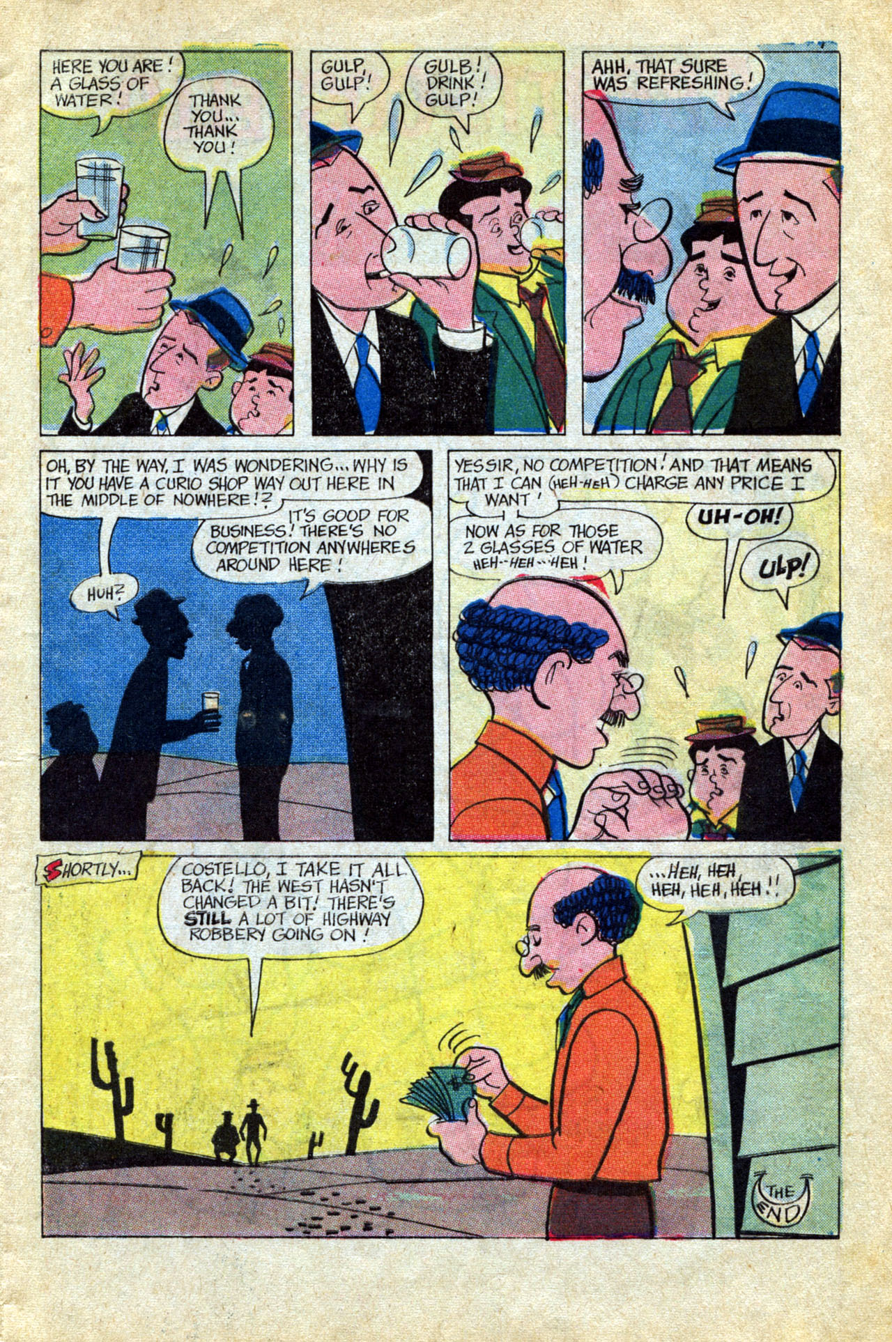 Read online Abbott & Costello comic -  Issue #8 - 9