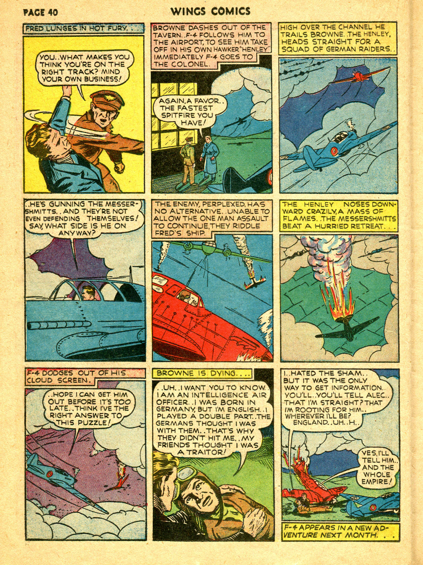 Read online Wings Comics comic -  Issue #7 - 42