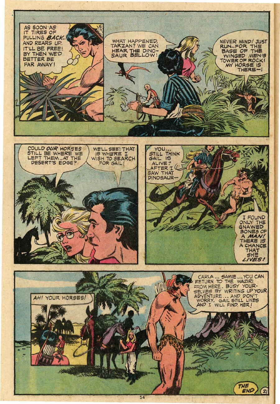 Read online Tarzan (1972) comic -  Issue #231 - 56