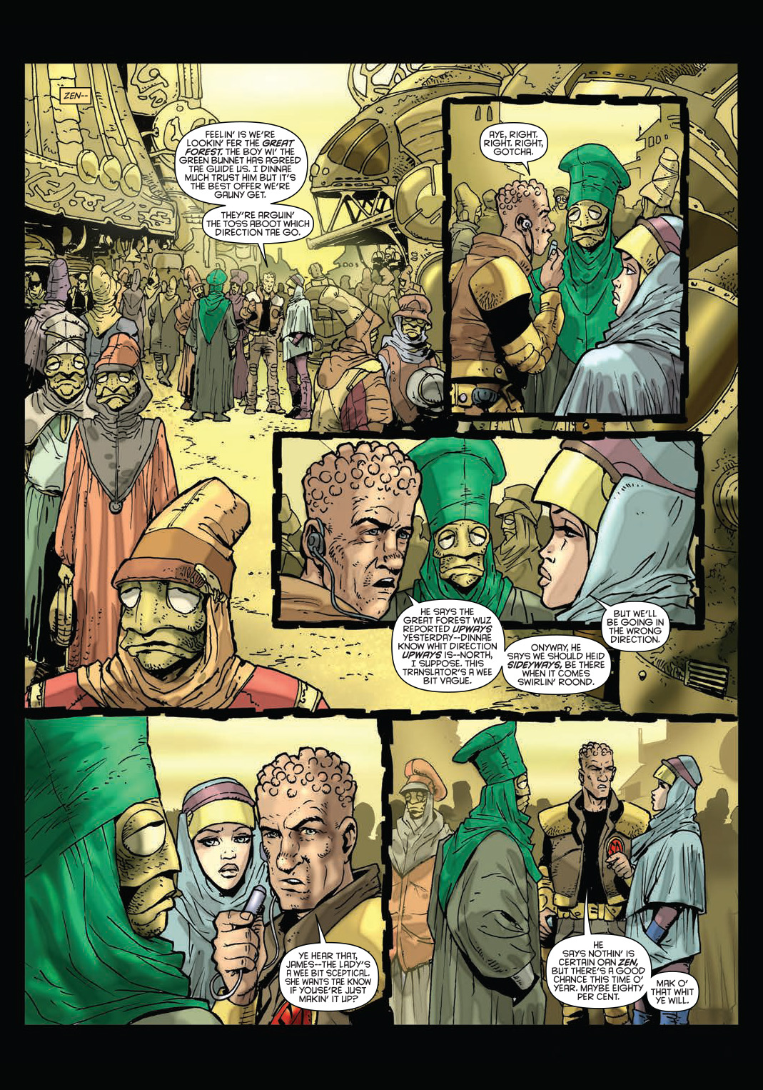 Read online Strontium Dog: The Life and Death of Johnny Alpha: The Project comic -  Issue # TPB - 57