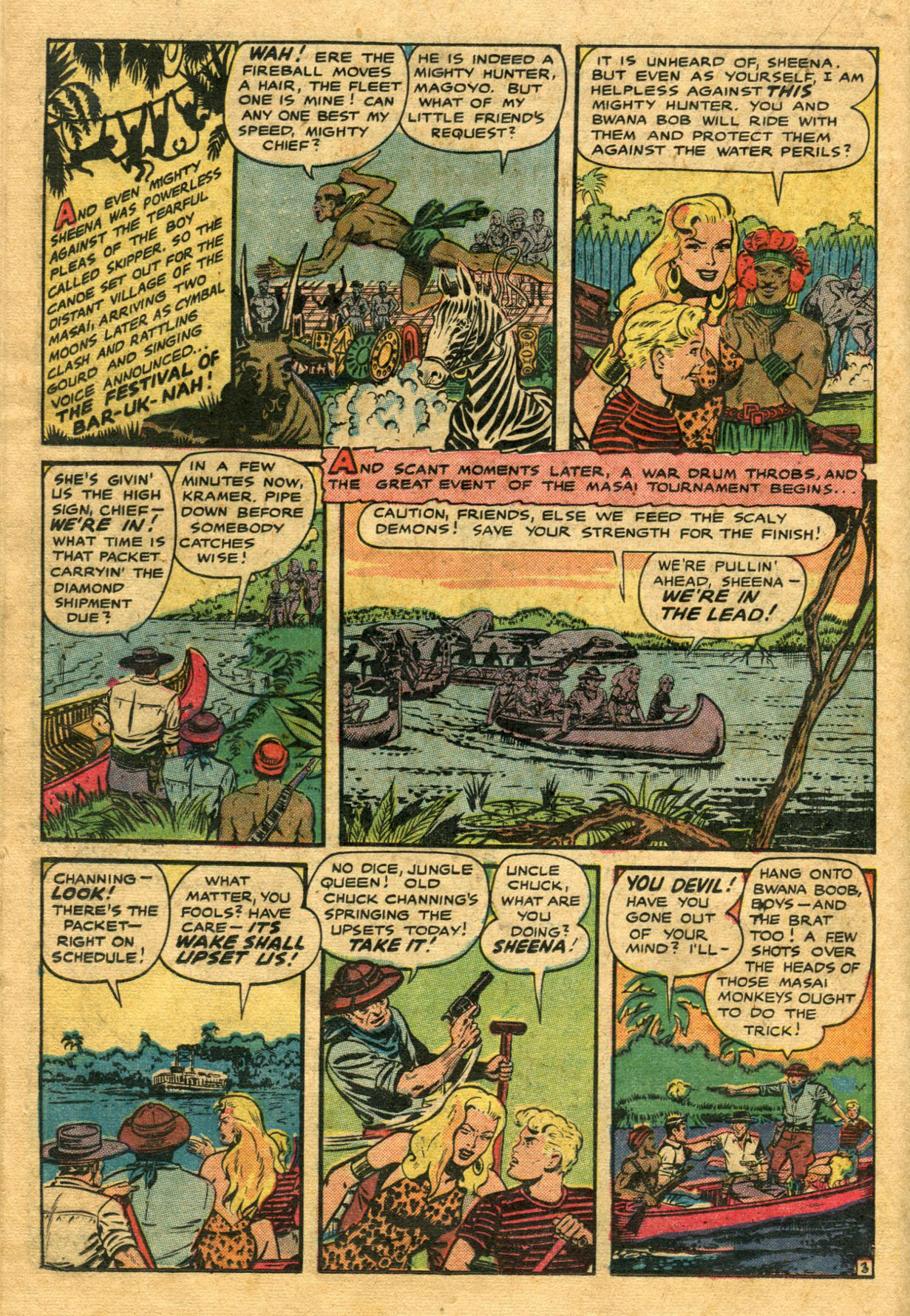 Read online Sheena, Queen of the Jungle (1942) comic -  Issue #9 - 18