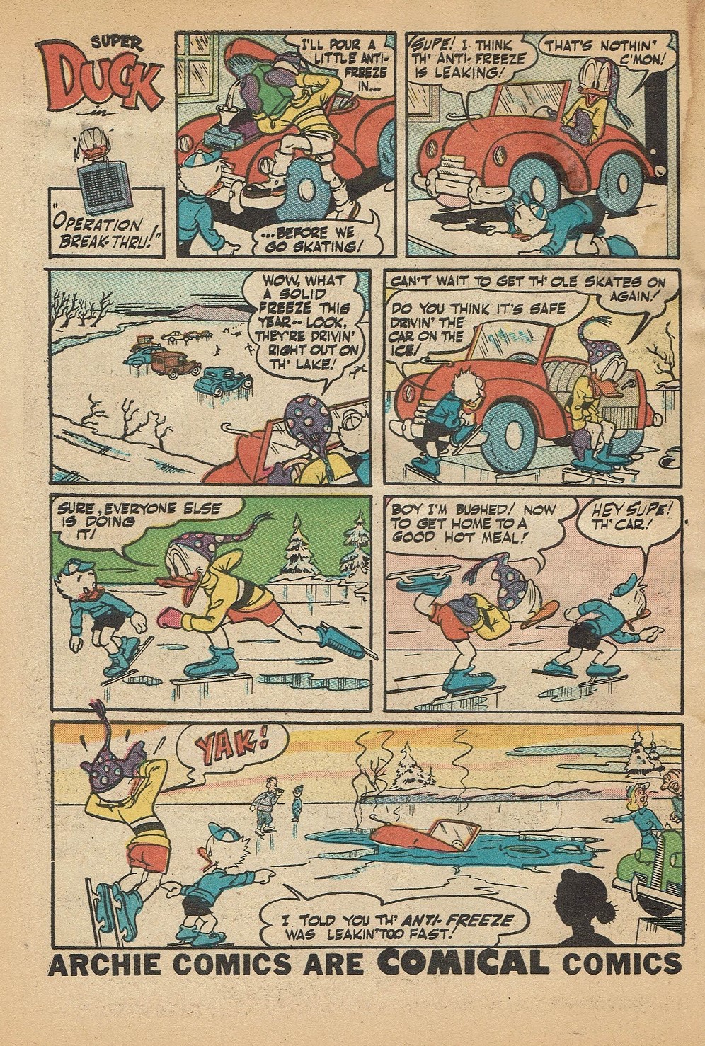 Read online Super Duck Comics comic -  Issue #66 - 34
