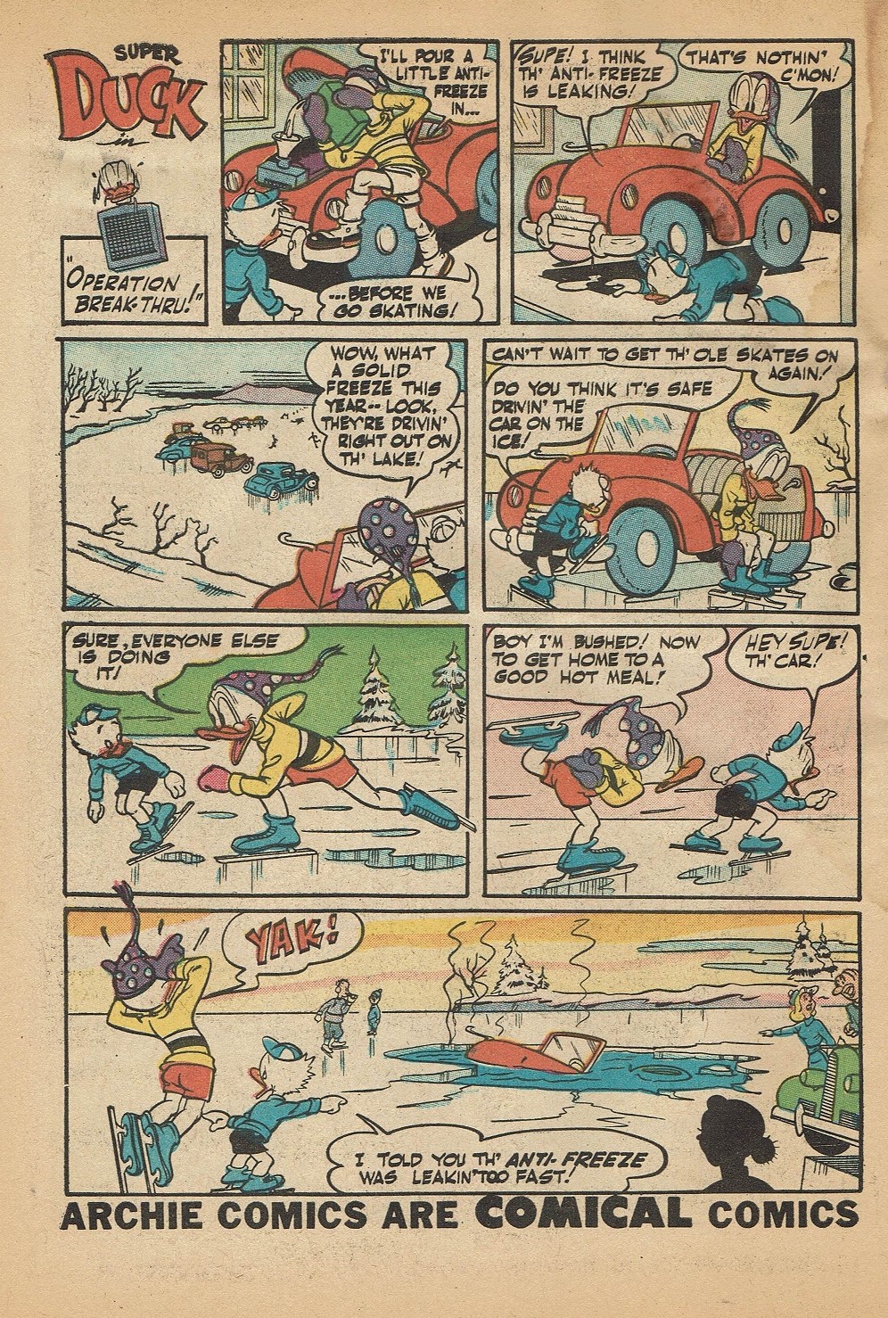 Read online Super Duck Comics comic -  Issue #66 - 34