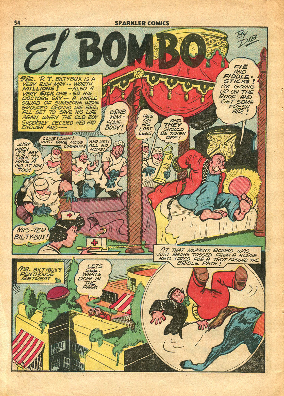 Read online Sparkler Comics comic -  Issue #10 - 56