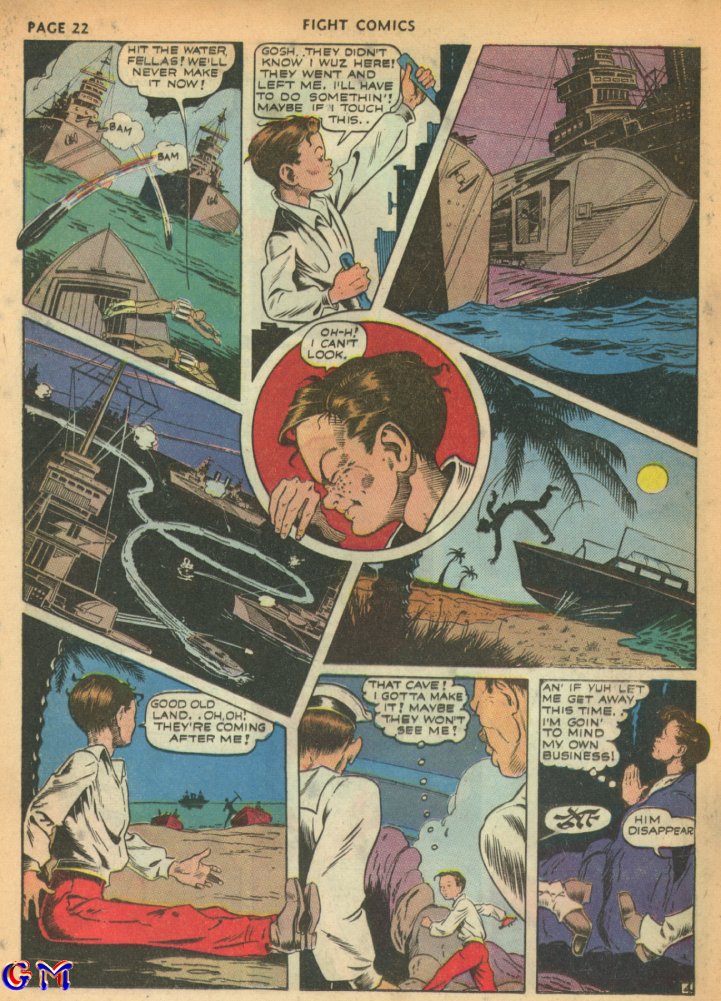 Read online Fight Comics comic -  Issue #20 - 24