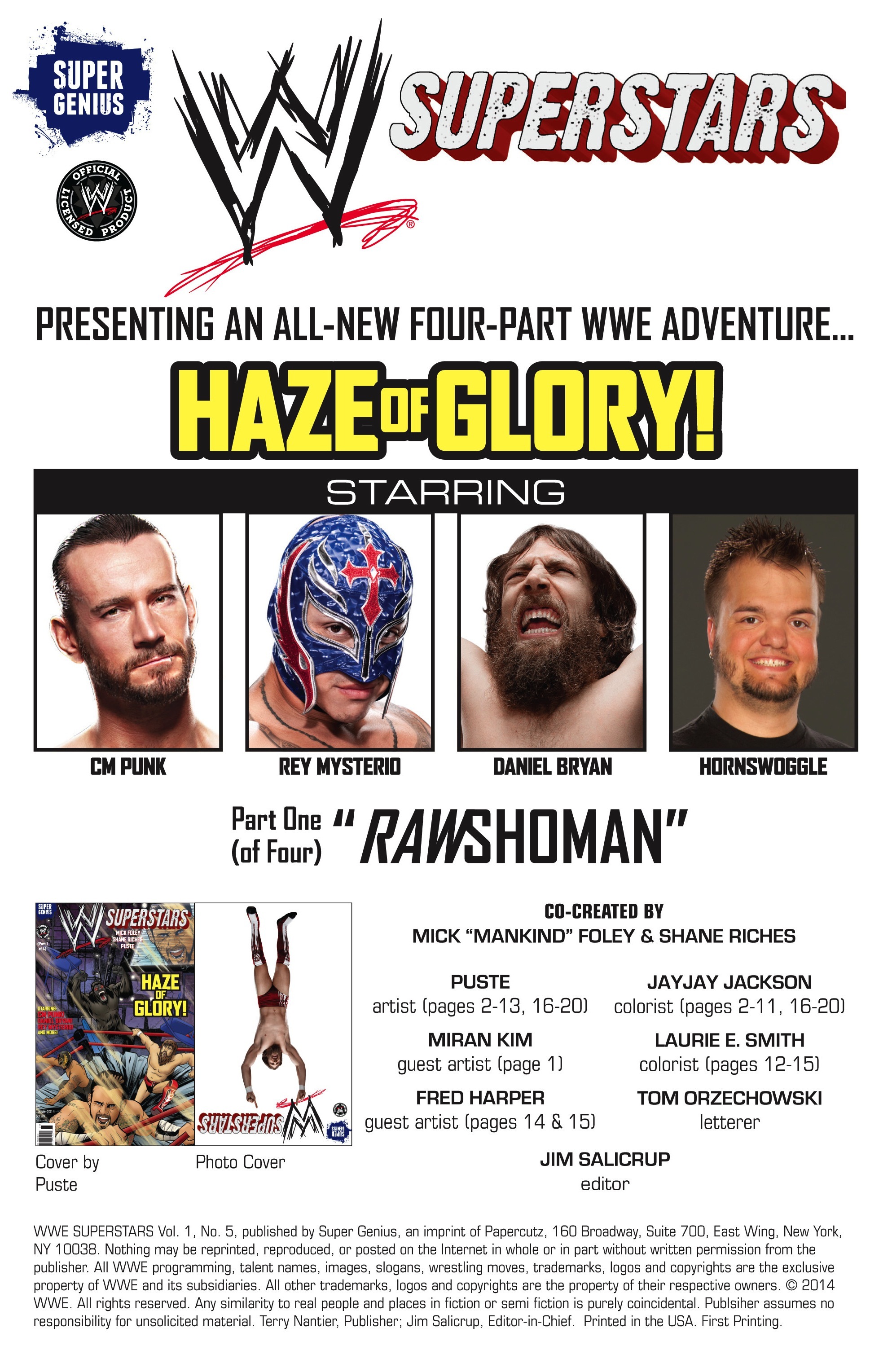 Read online WWE Superstars comic -  Issue #5 - 2