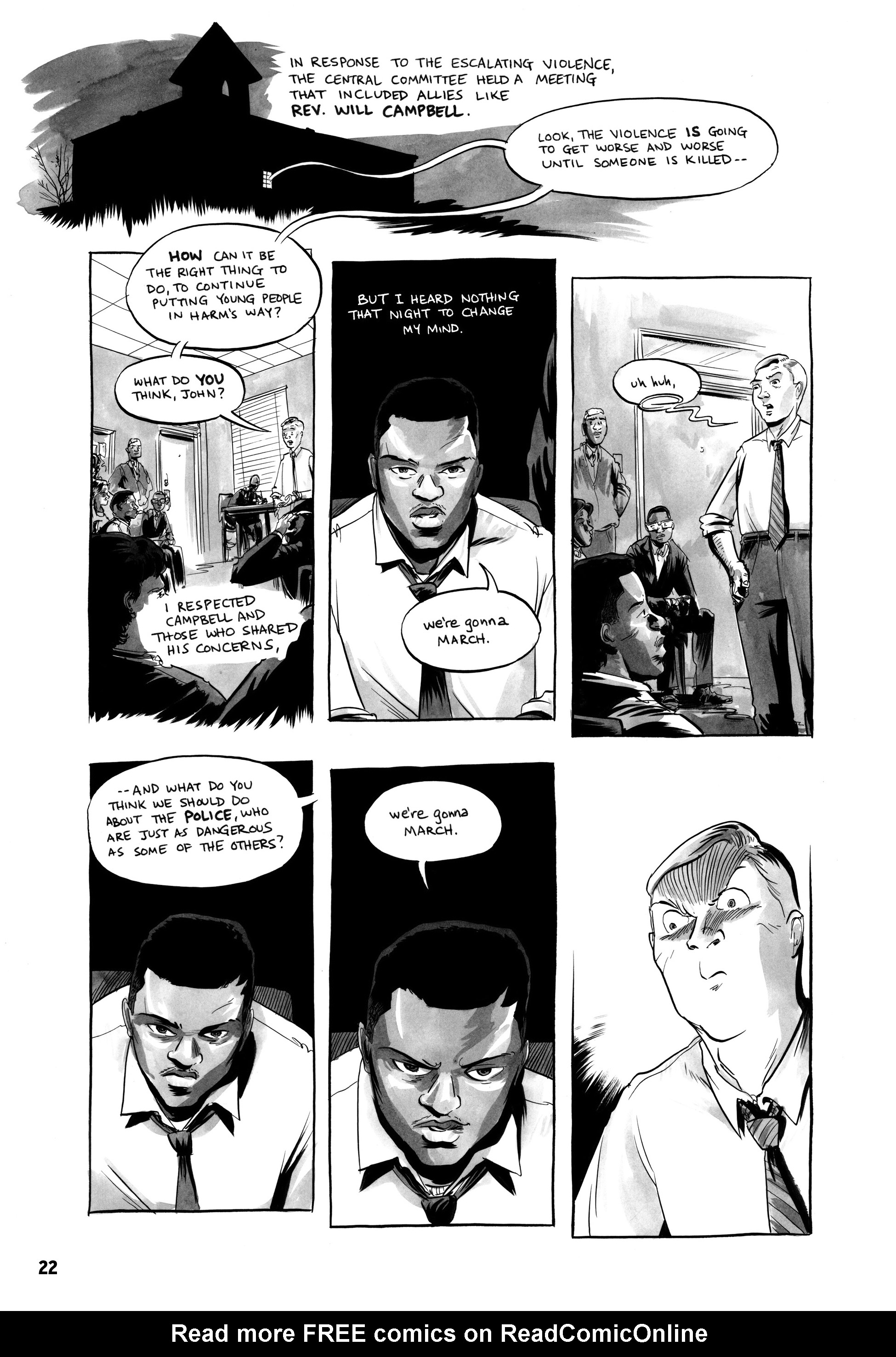 Read online March comic -  Issue #2 - 22