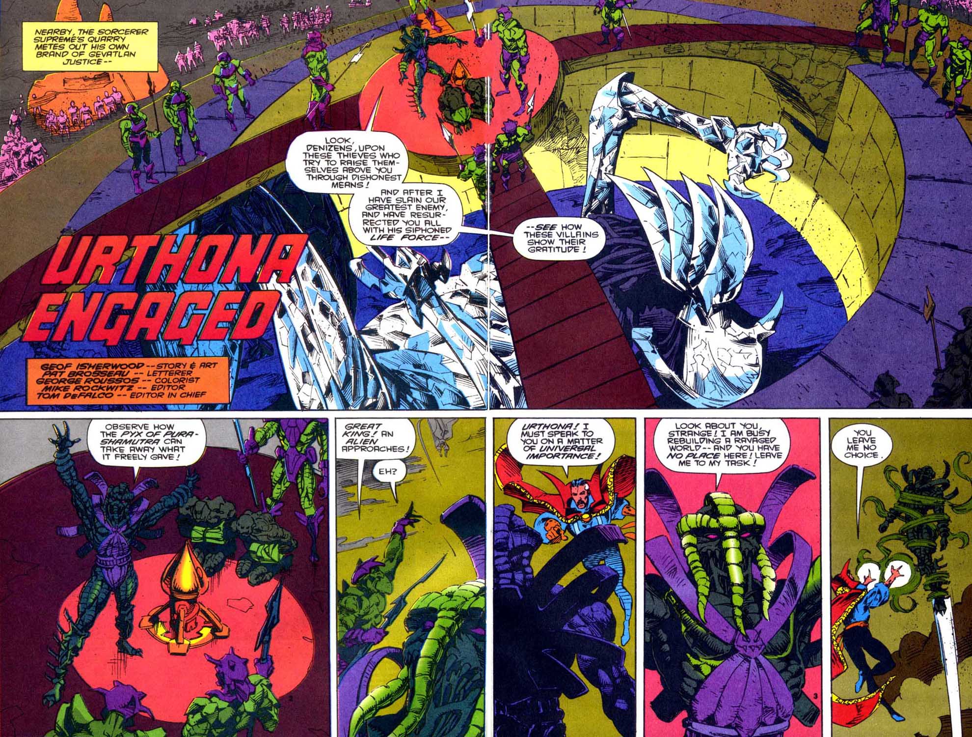 Read online Doctor Strange: Sorcerer Supreme comic -  Issue #58 - 3