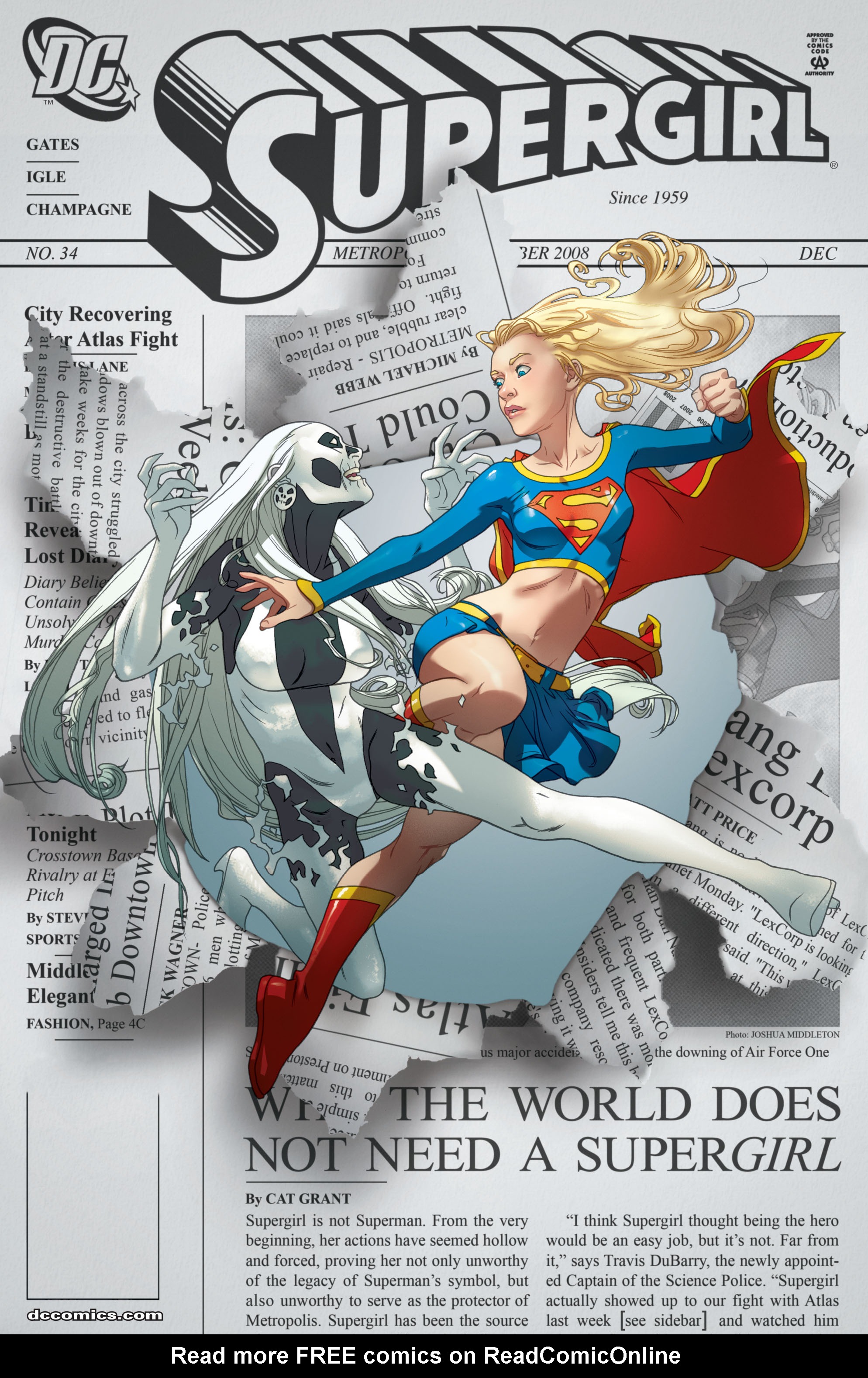 Read online Supergirl (2005) comic -  Issue #34 - 1