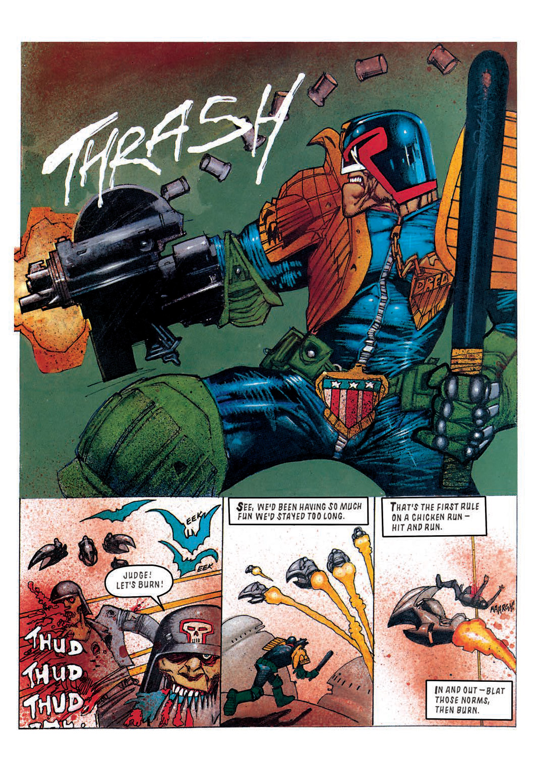 Read online Judge Dredd [Collections - Rebellion] comic -  Issue # TPB Judge Dredd - Heavy Metal Dredd - 22