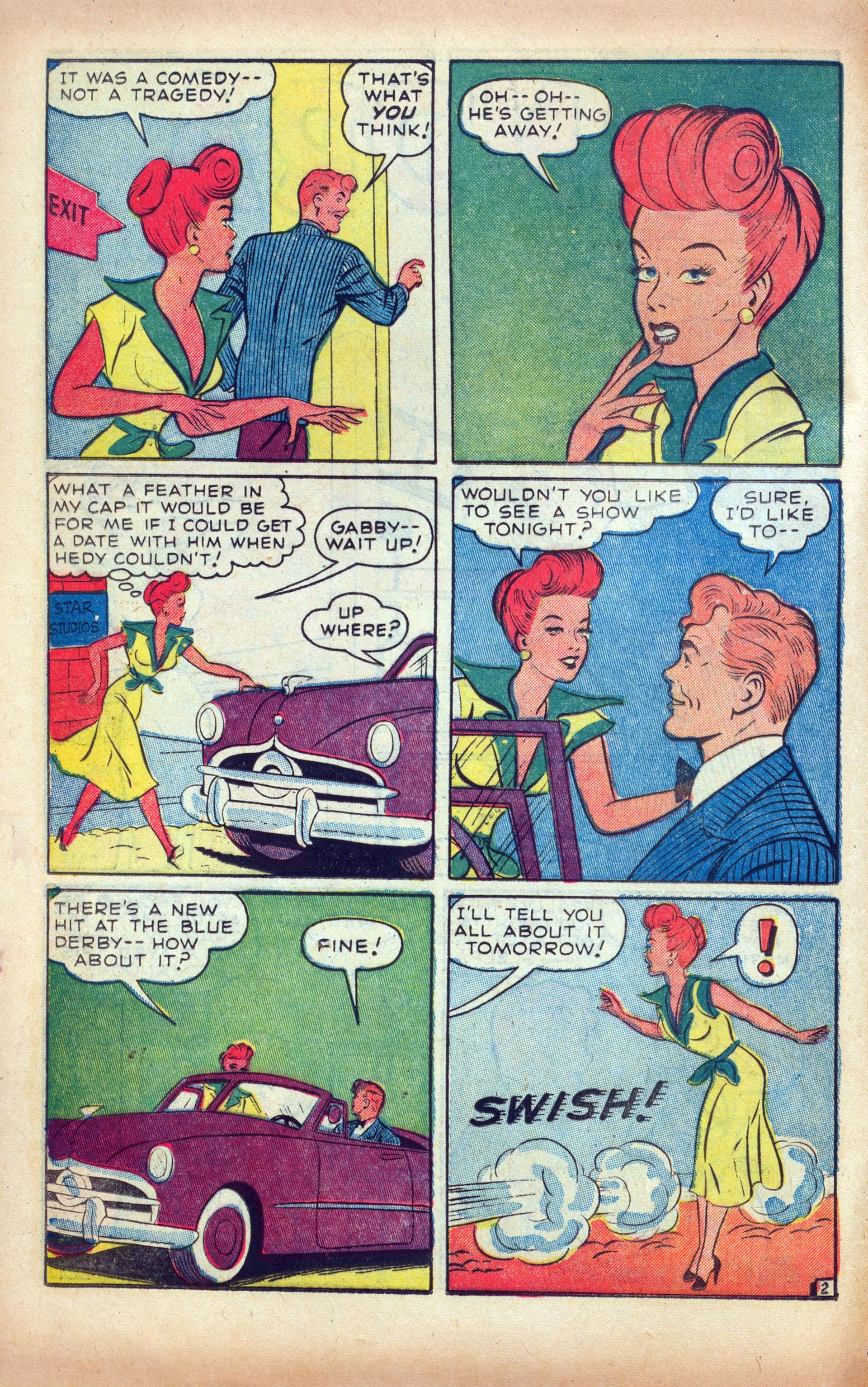 Read online Hedy Of Hollywood Comics comic -  Issue #45 - 12
