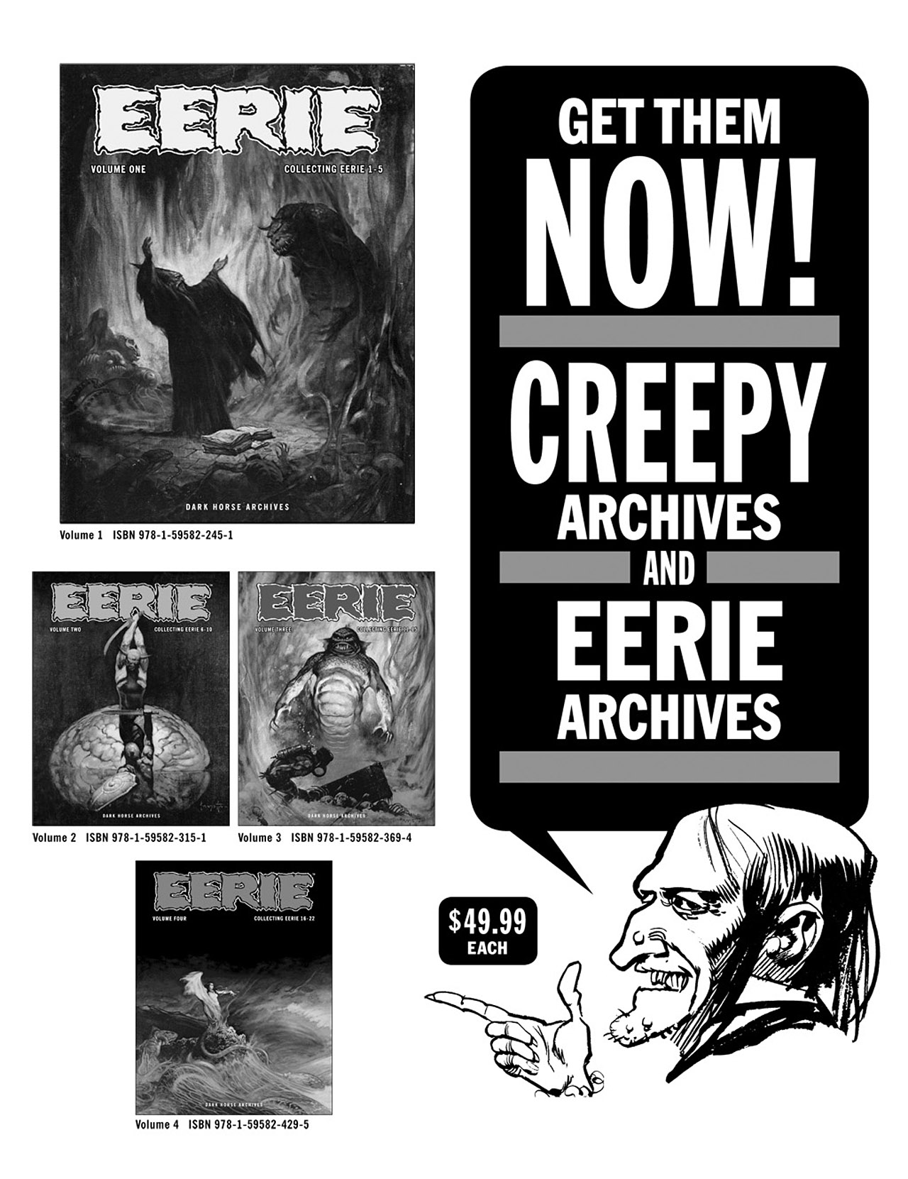 Read online Eerie Archives comic -  Issue # TPB 3 - 256