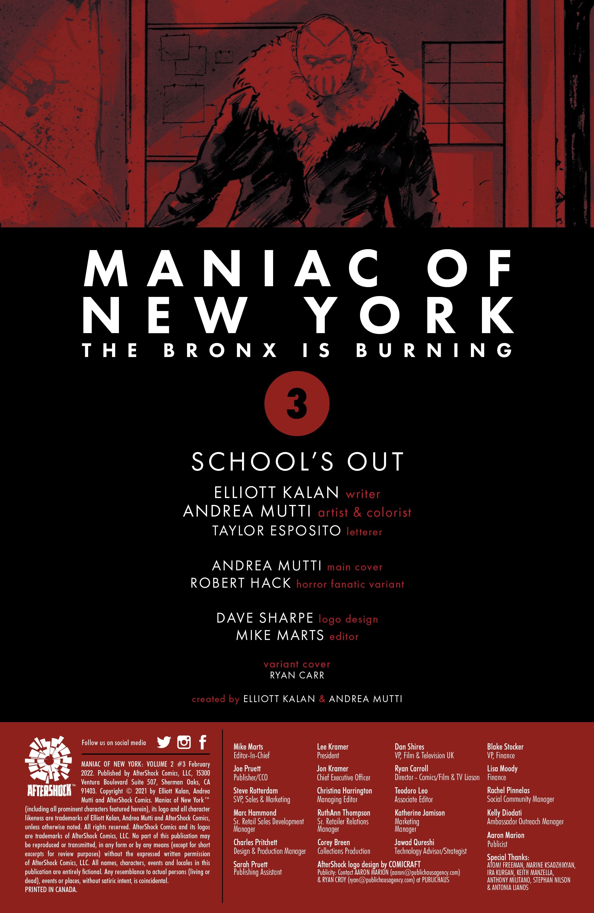 Read online Maniac of New York: The Bronx is Burning comic -  Issue #3 - 2