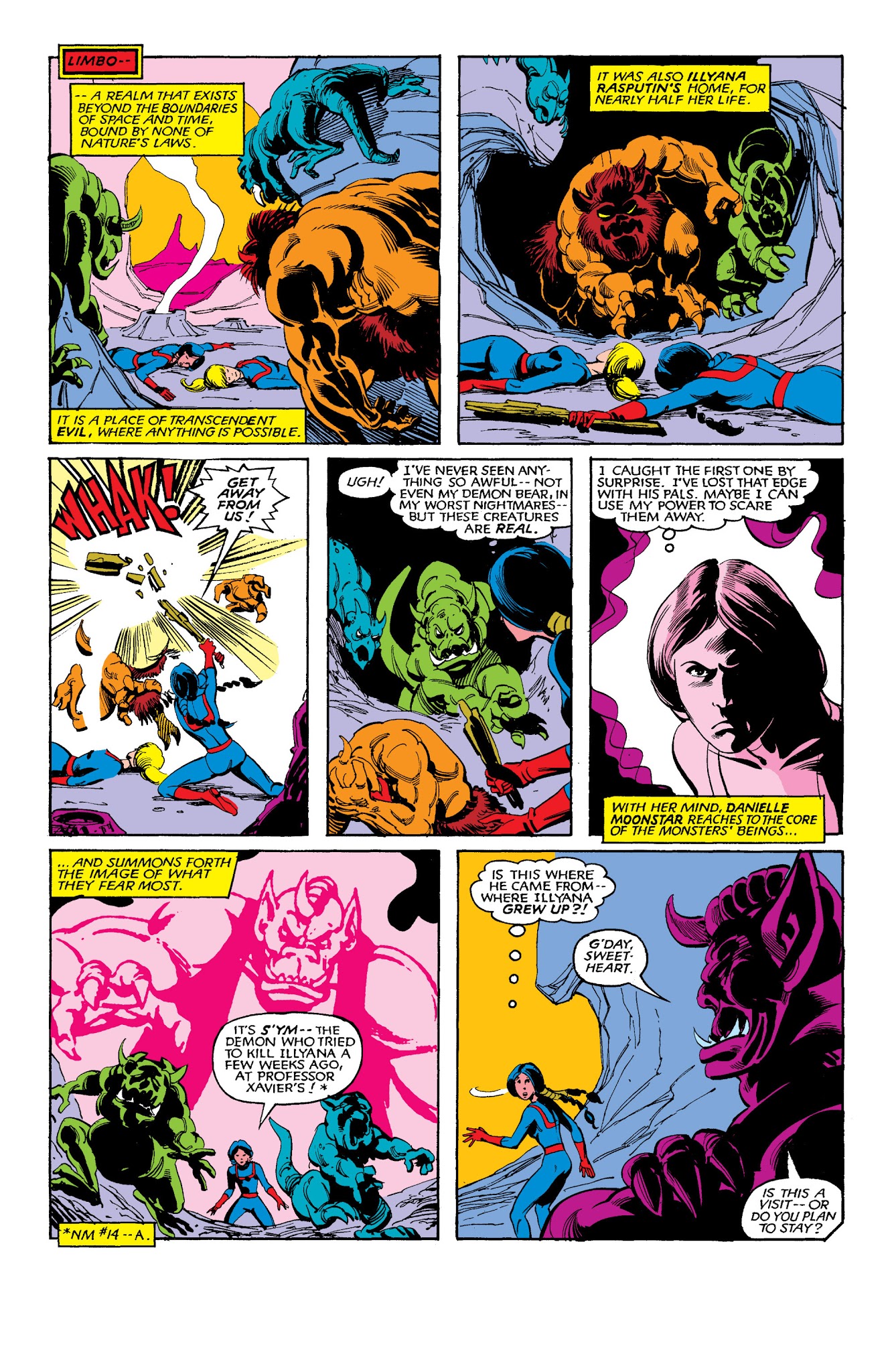 Read online New Mutants Classic comic -  Issue # TPB 2 - 216